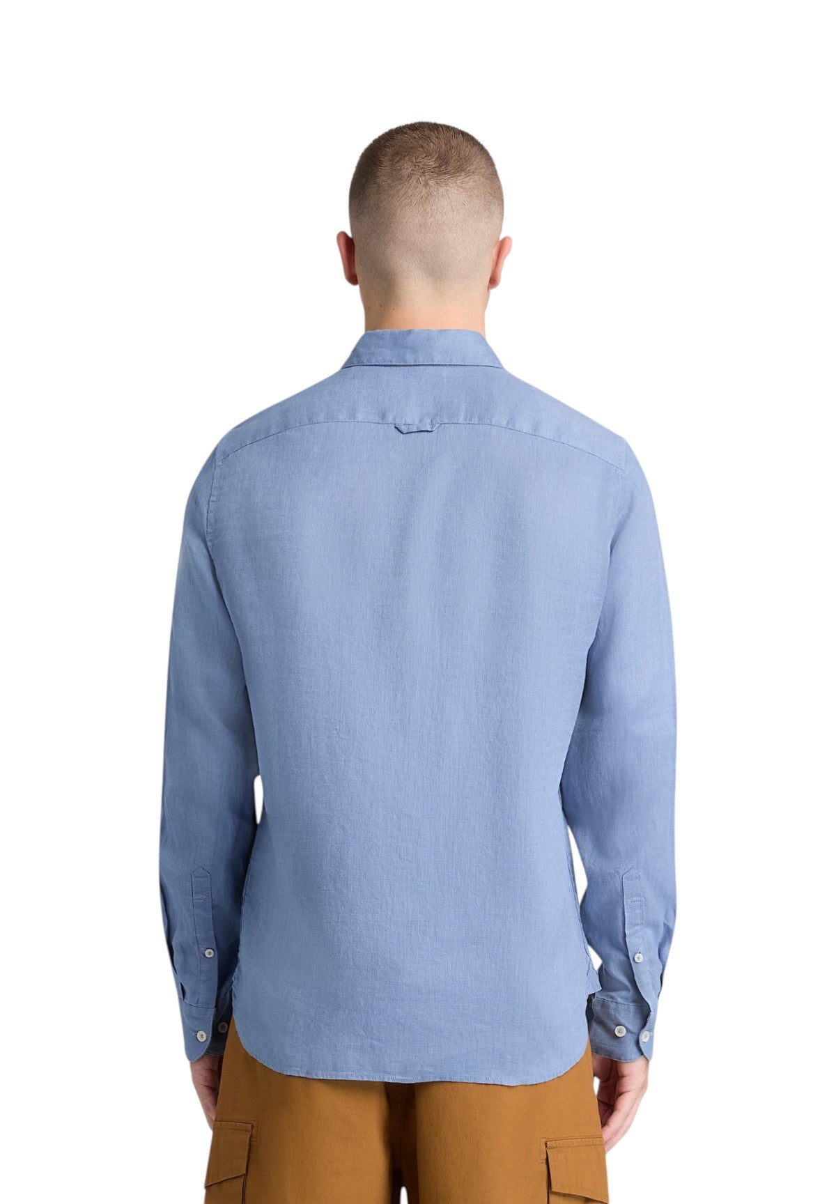 Camicia a Maniche Lunghe Mill Brook TB0A2DC3 Stone Wash