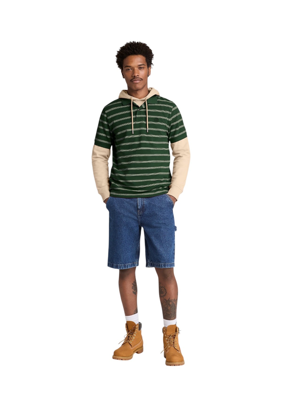 Polo Jersey Millers River 4 TB0A5MJR Pineneedle, Putty Yd