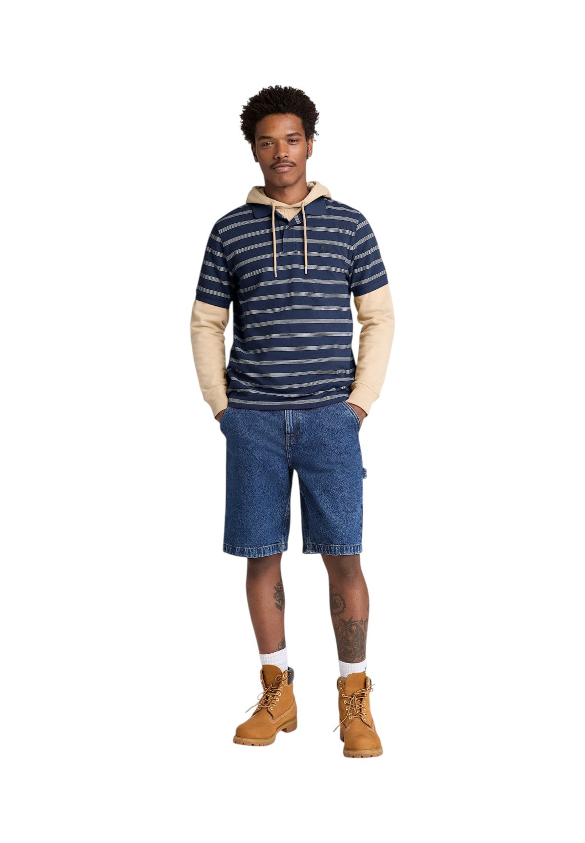 Polo Jersey Millers River 4 TB0A5MJR Oceana, Vintage White Yd