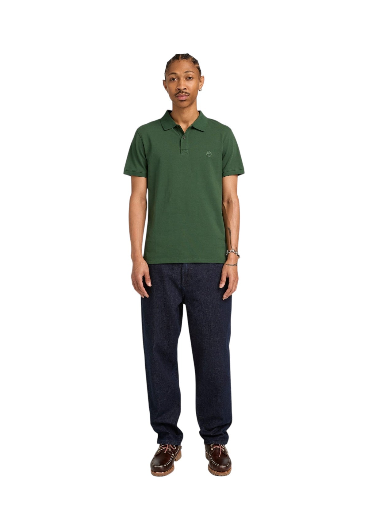 Polo Piqué Millers River TB0A6BX4 Pineneedle