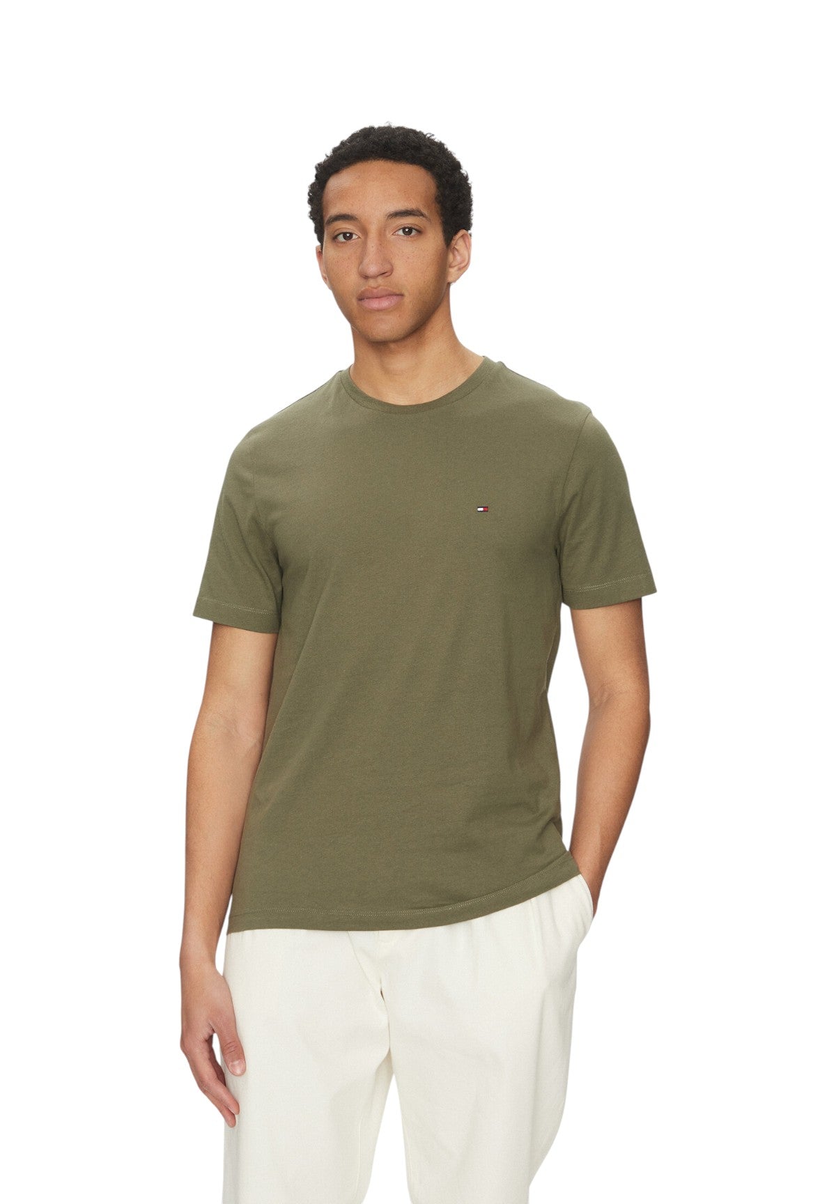 T-shirt a Maniche Corte Ess Seasonal Reg Fit MW0MW39995 Battle Green