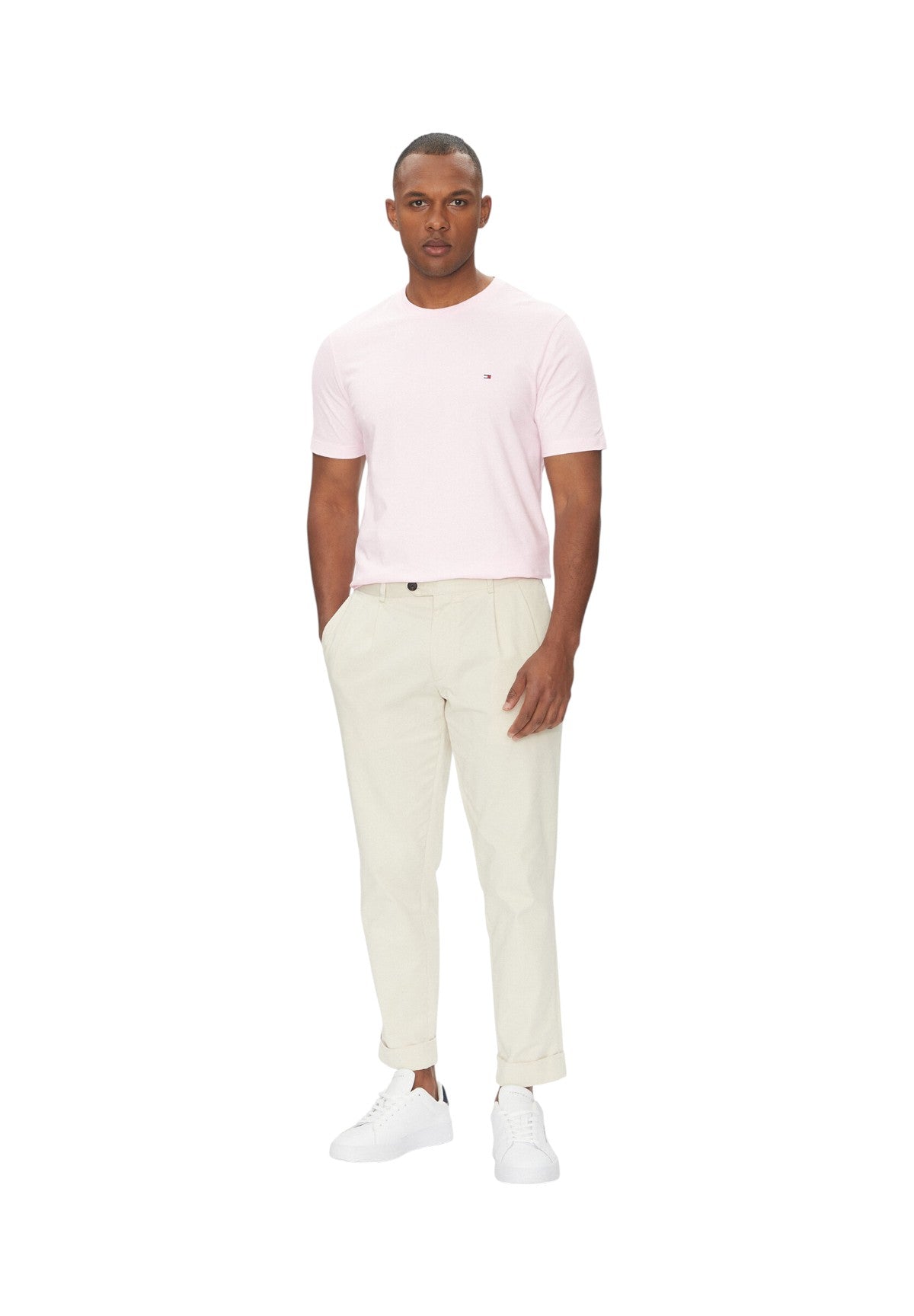 T-shirt a Maniche Corte Ess Seasonal Reg Fit MW0MW39995 Light Pink