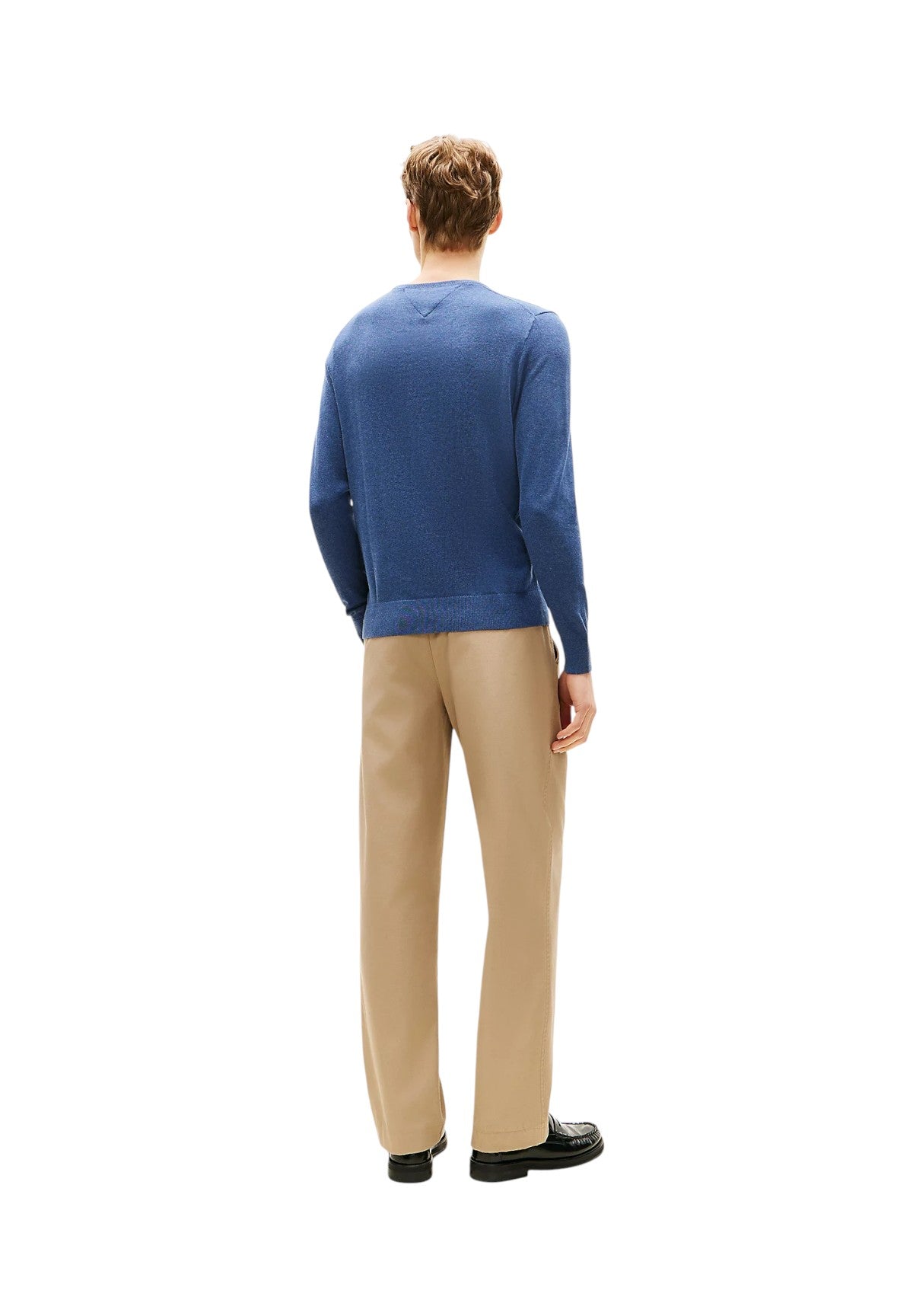 Maglione Girocollo Essential Ssnl Cotto MW0MW39999 Aegean Sea Heather