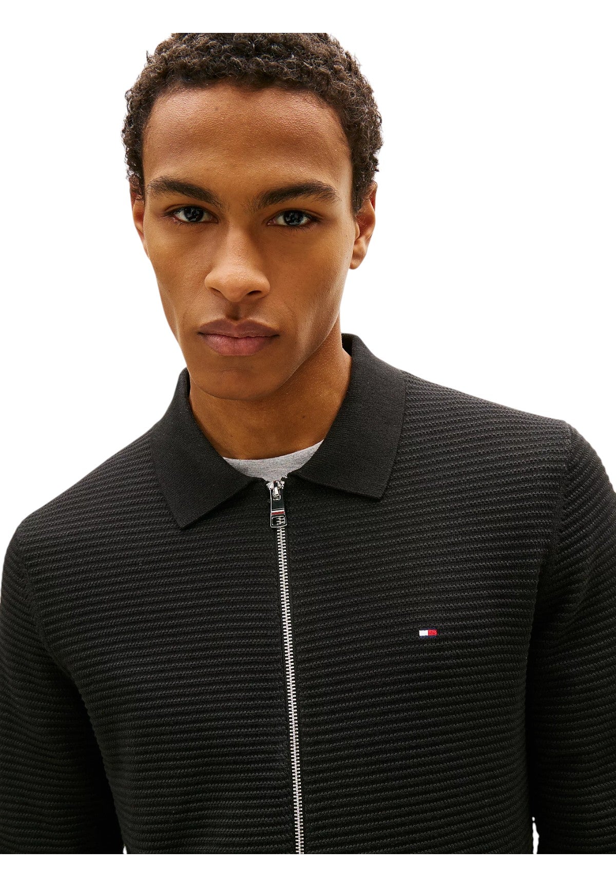 Cardigan Seasonal Structure Z MW0MW41645 Black