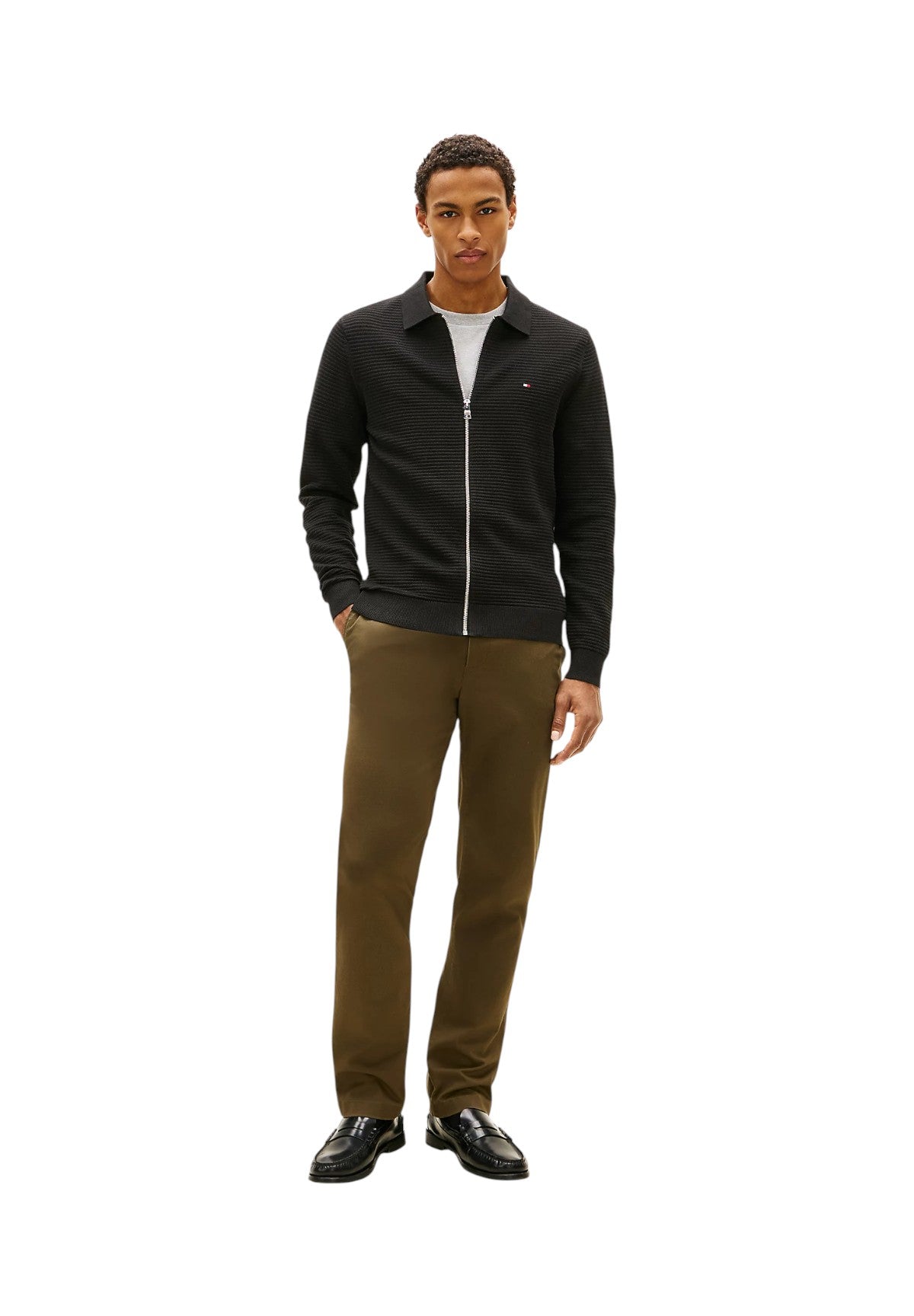 Cardigan Seasonal Structure Z MW0MW41645 Black