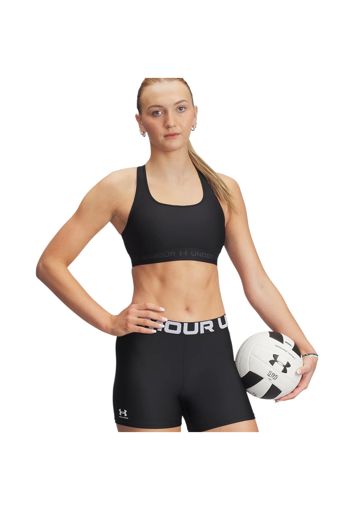 Top Crossback Mid Bra 1361034 Ultimate Black
