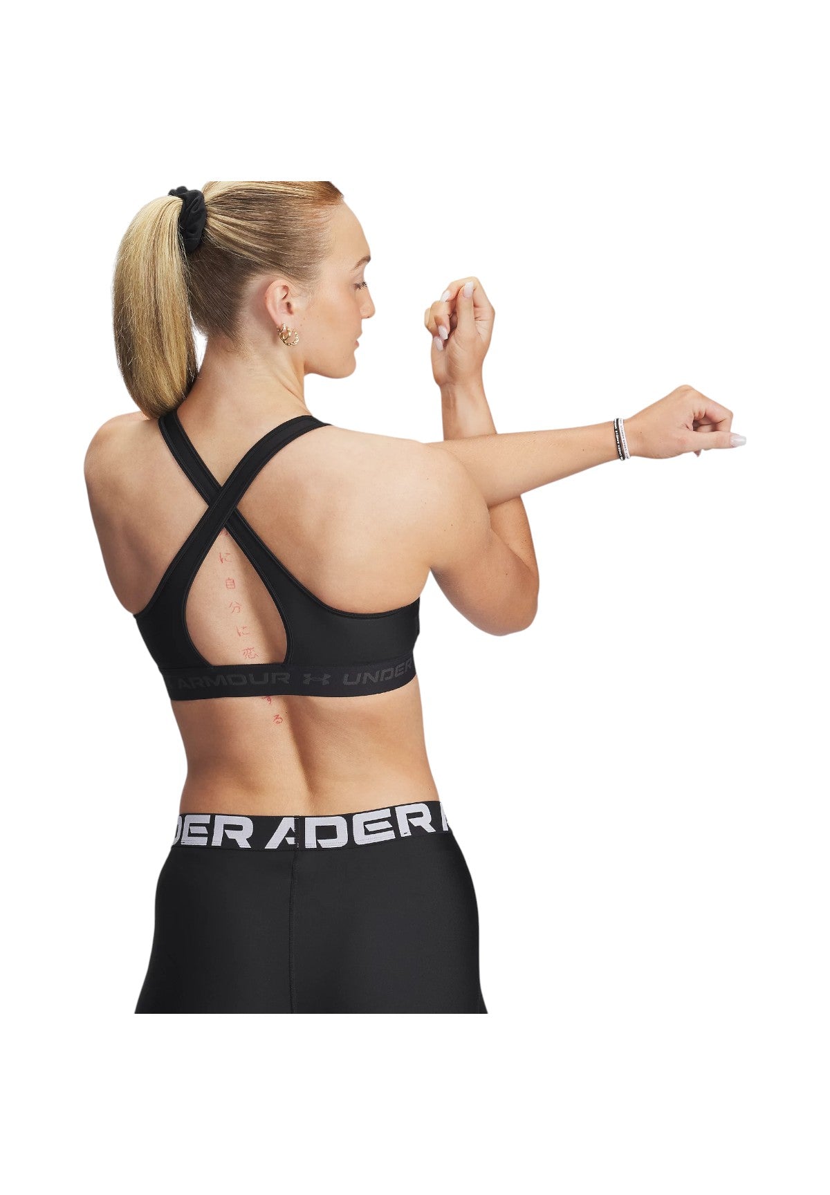 Top Crossback Mid Bra 1361034 Ultimate Black