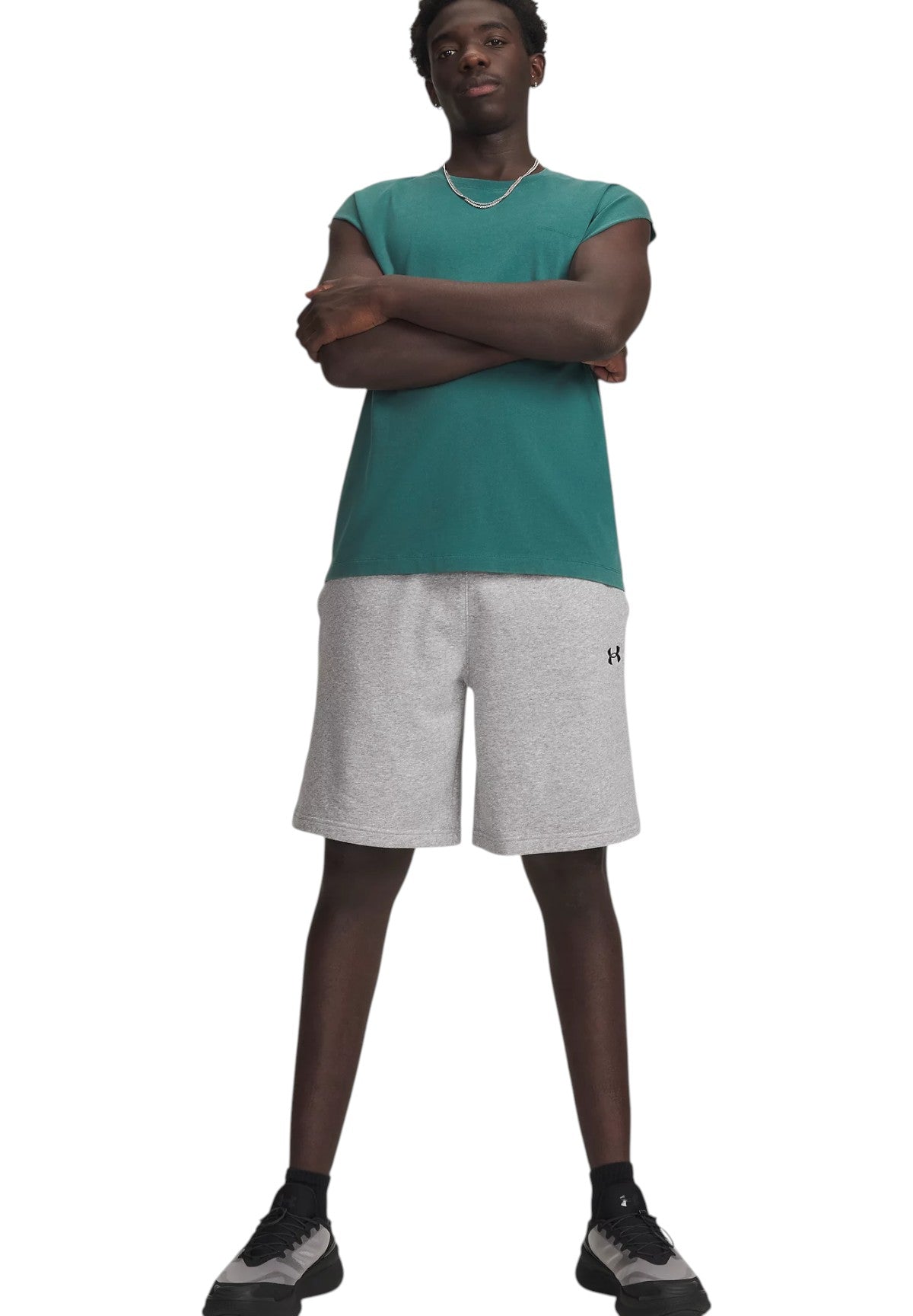 Bermuda in Felpa Rival Lw Shorts 6009345 Mod Gray Light