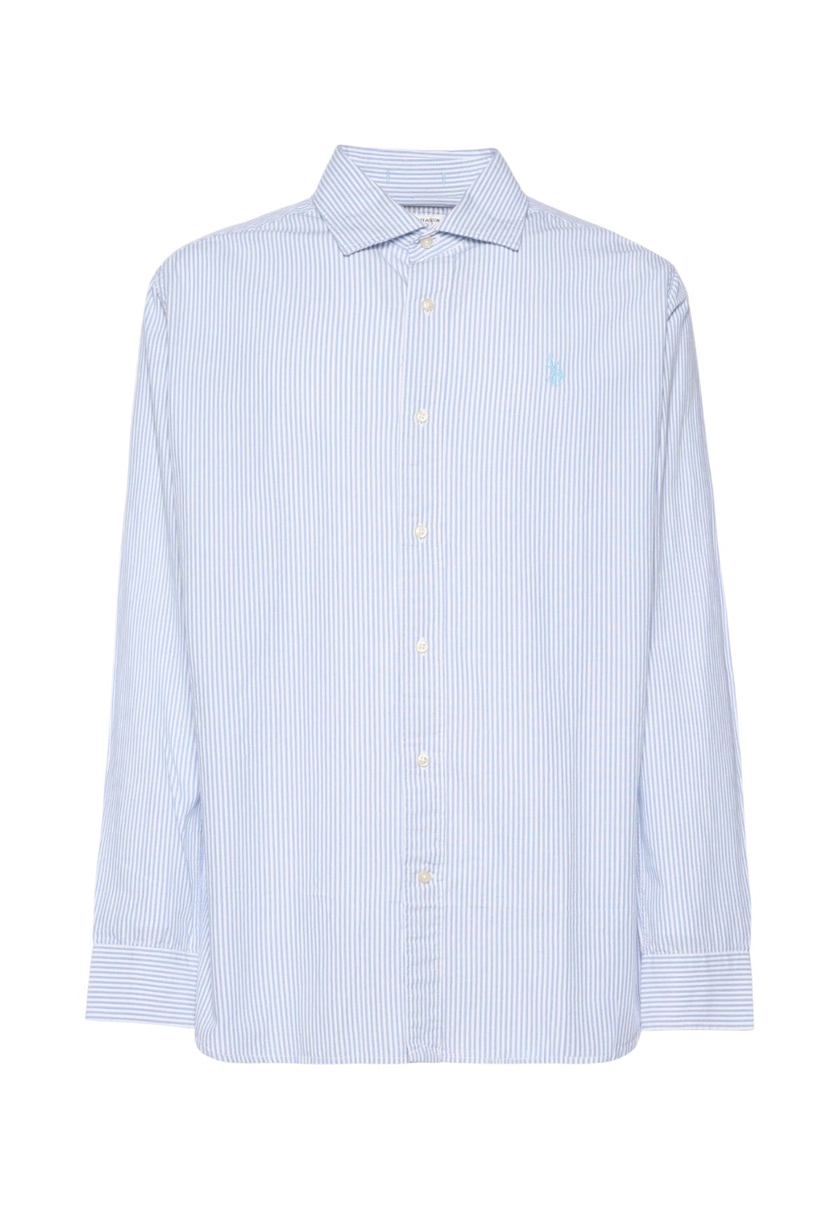 Camicia a Maniche Lunghe Ivor US43104016 Azzurro