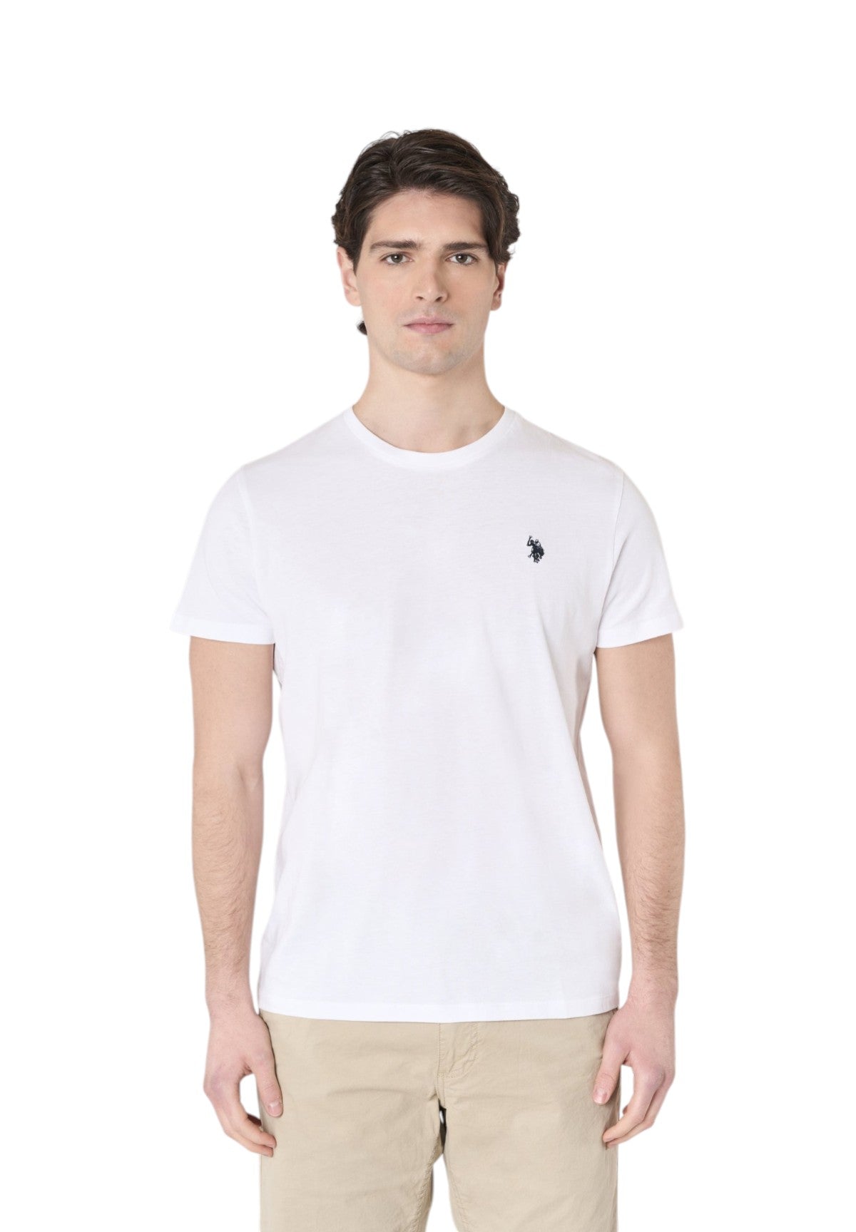 T-shirt a Maniche Corte Mick US43154015 Bianco