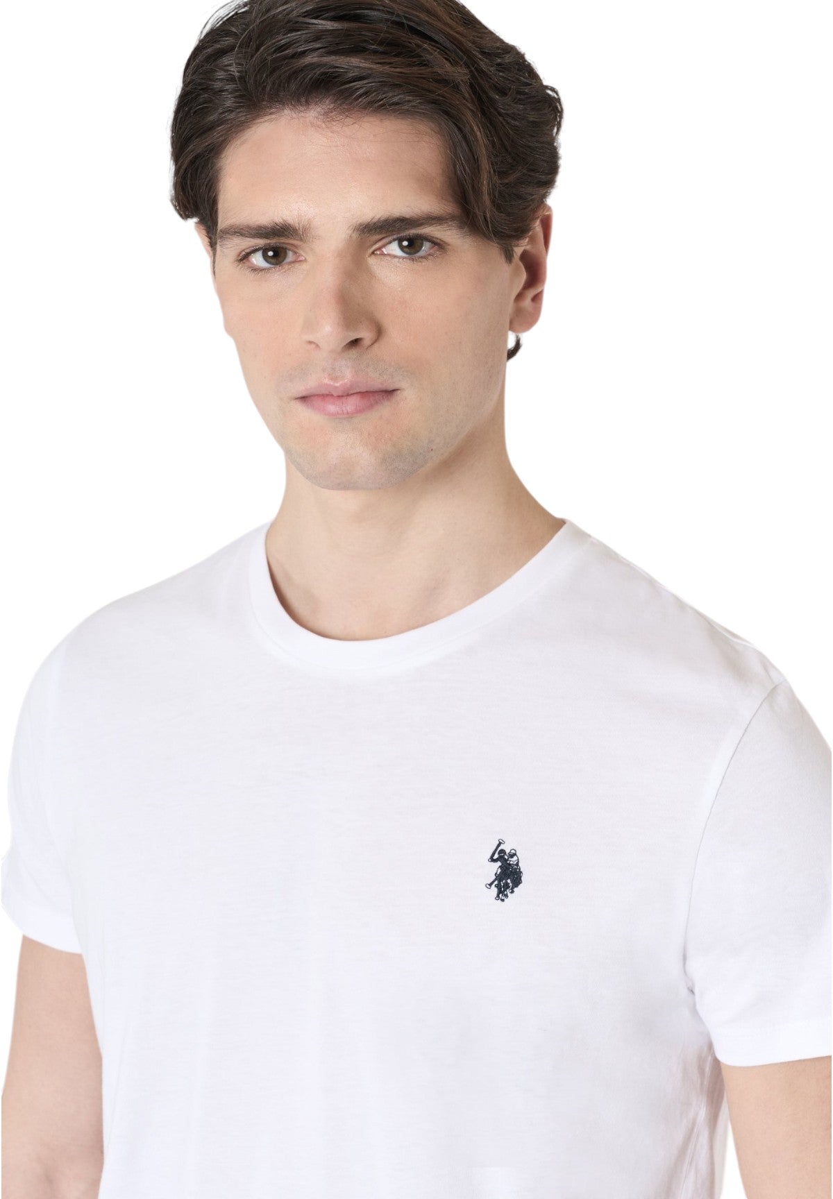 T-shirt a Maniche Corte Mick US43154015 Bianco