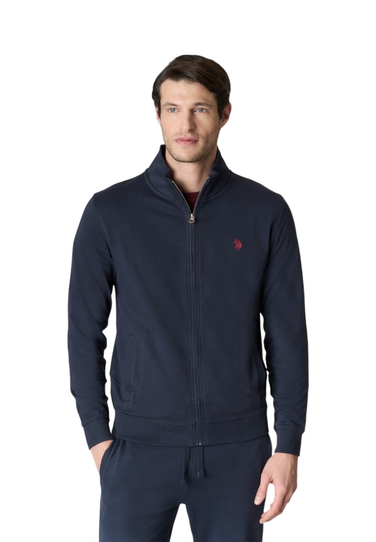 Felpa Full-Zip Greg US43187005 Blu notte