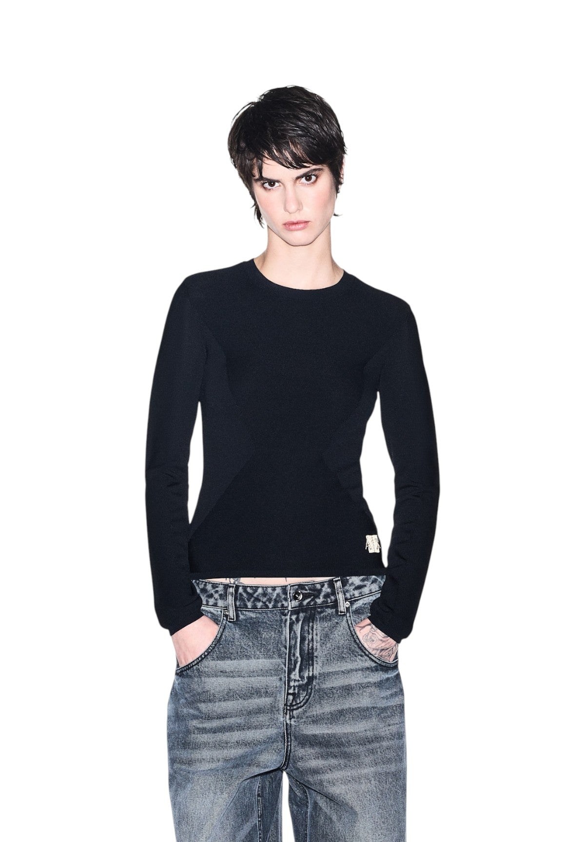 Maglione Girocollo XW002881 Black