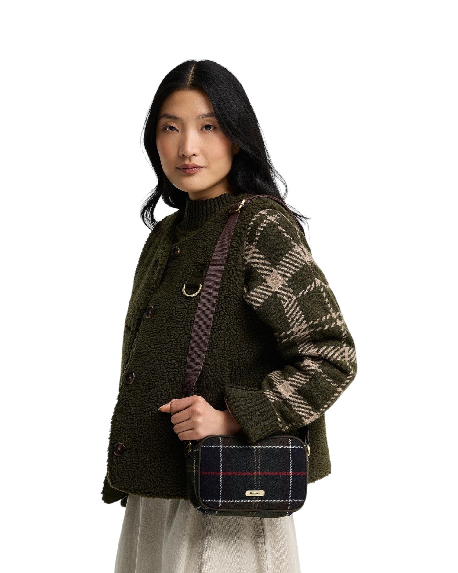 Borsa a Tracolla Contin Ttn Mini Crossbody Bag LBA0543 Classic tartan