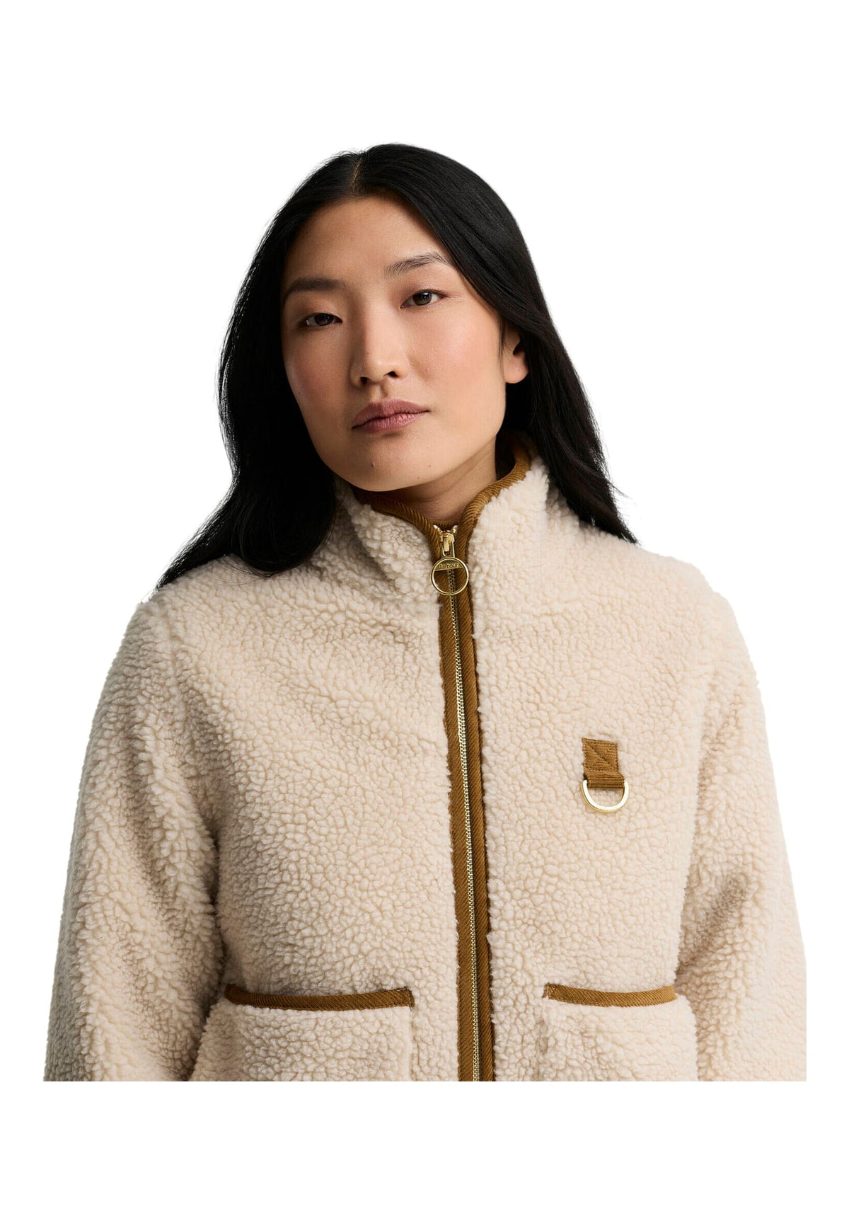 Pile Elenora Casual Fleece Jacket LCA0427 Ecru