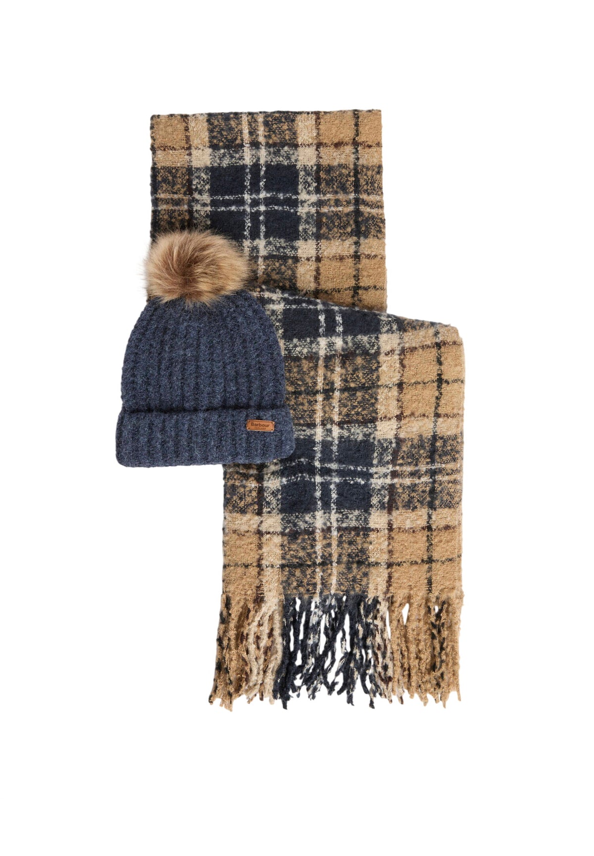 Set Regalo Saltburn Beanie & Tartan Scarf LGS0077 Birchwood
