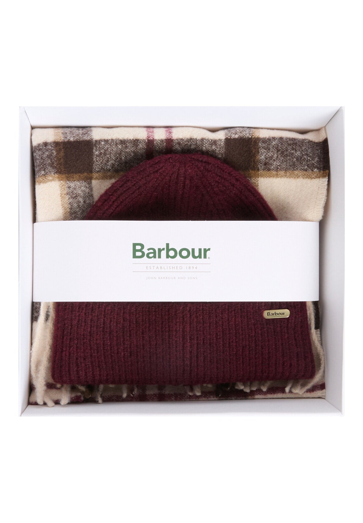 Set Regalo Olivia Beanie & Scarf Gift Set LGS0107 Light Muted Tartan