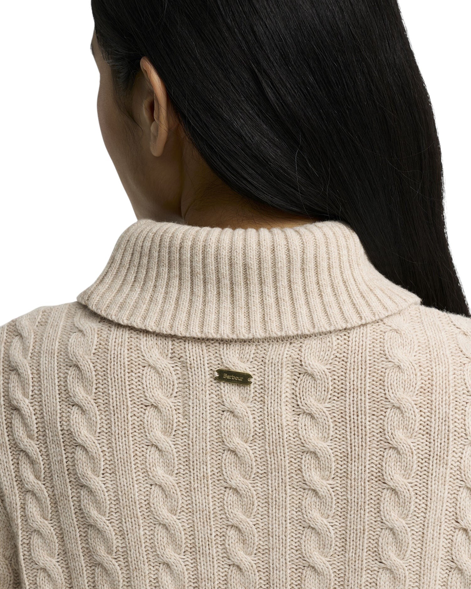 Maglione Collo Alto Ambleside Knitted Jumper LKN1862 Oatmeal