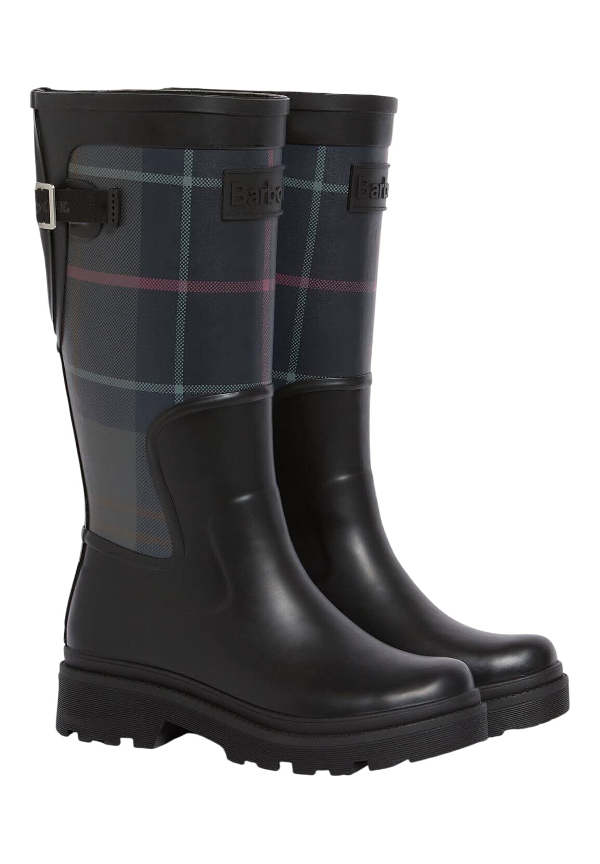 Stivali Dena Tall Wellington LRF0153 Black, Shadow Tartan