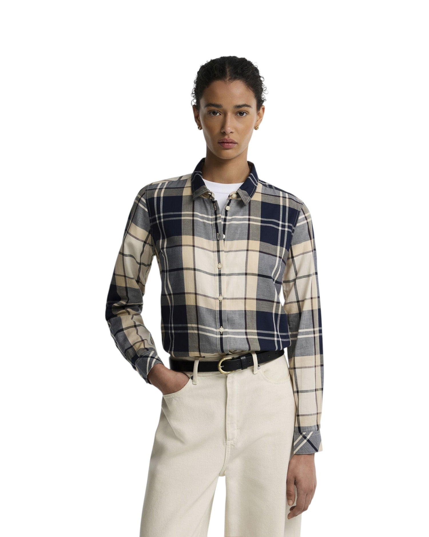 Camicia a Maniche Lunghe Bredon Shirt LSH1353 Lt Birchwood Tartan