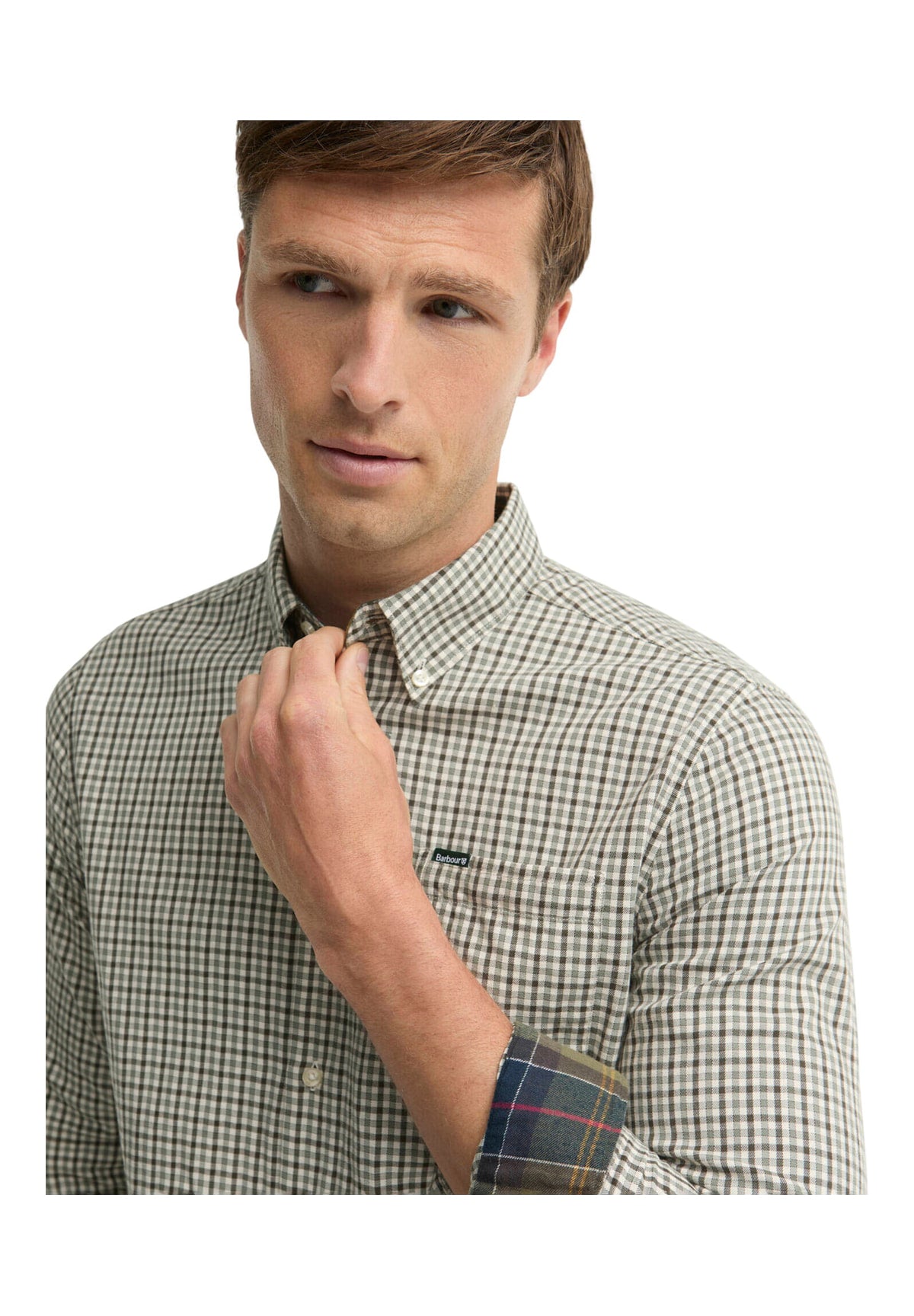 Camicia* Padshaw Tailored Shirt MSH5027 Olive