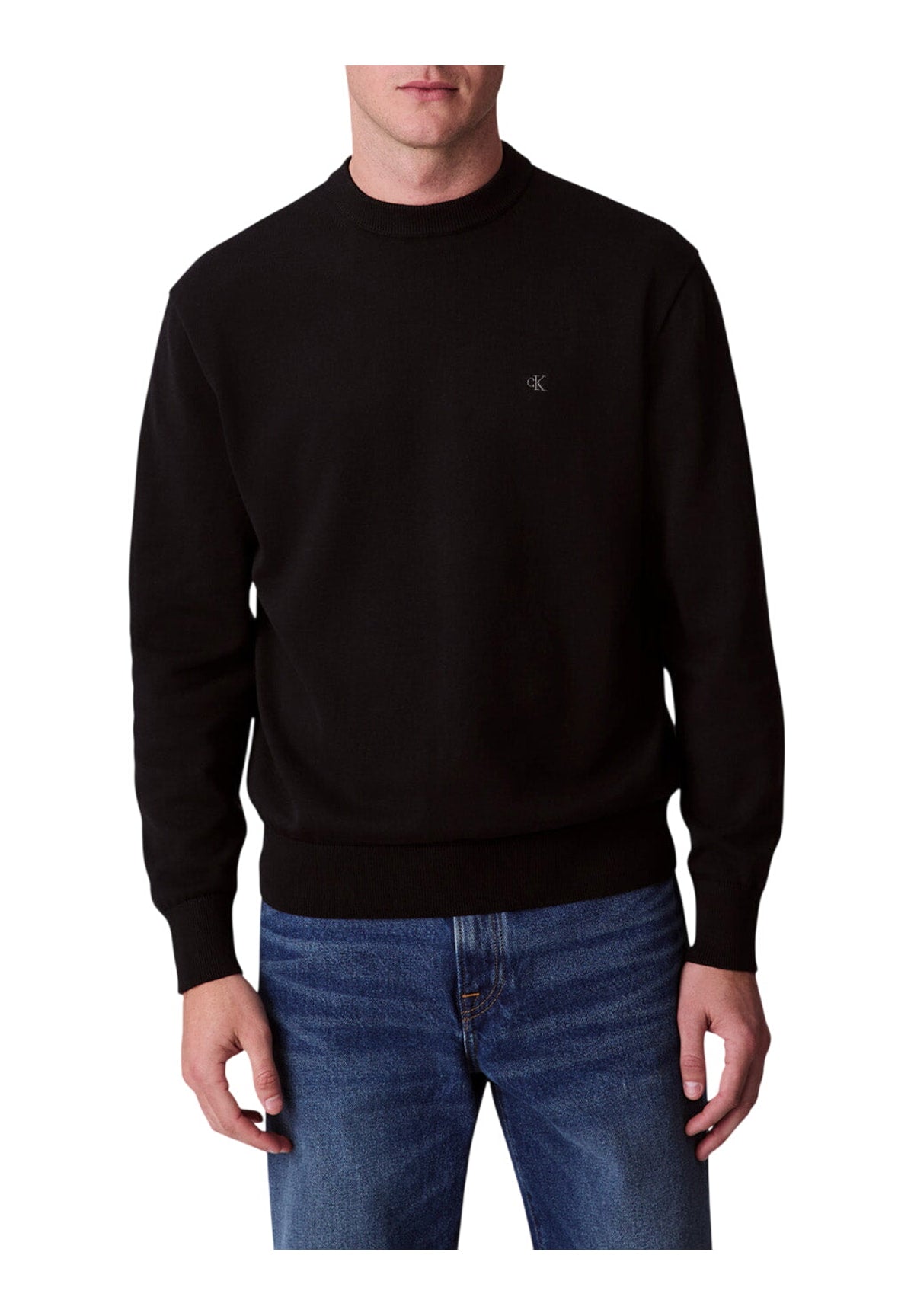 Maglione Girocollo Eu Ls Cttn Rlxd Crwn LV04RC309G Black