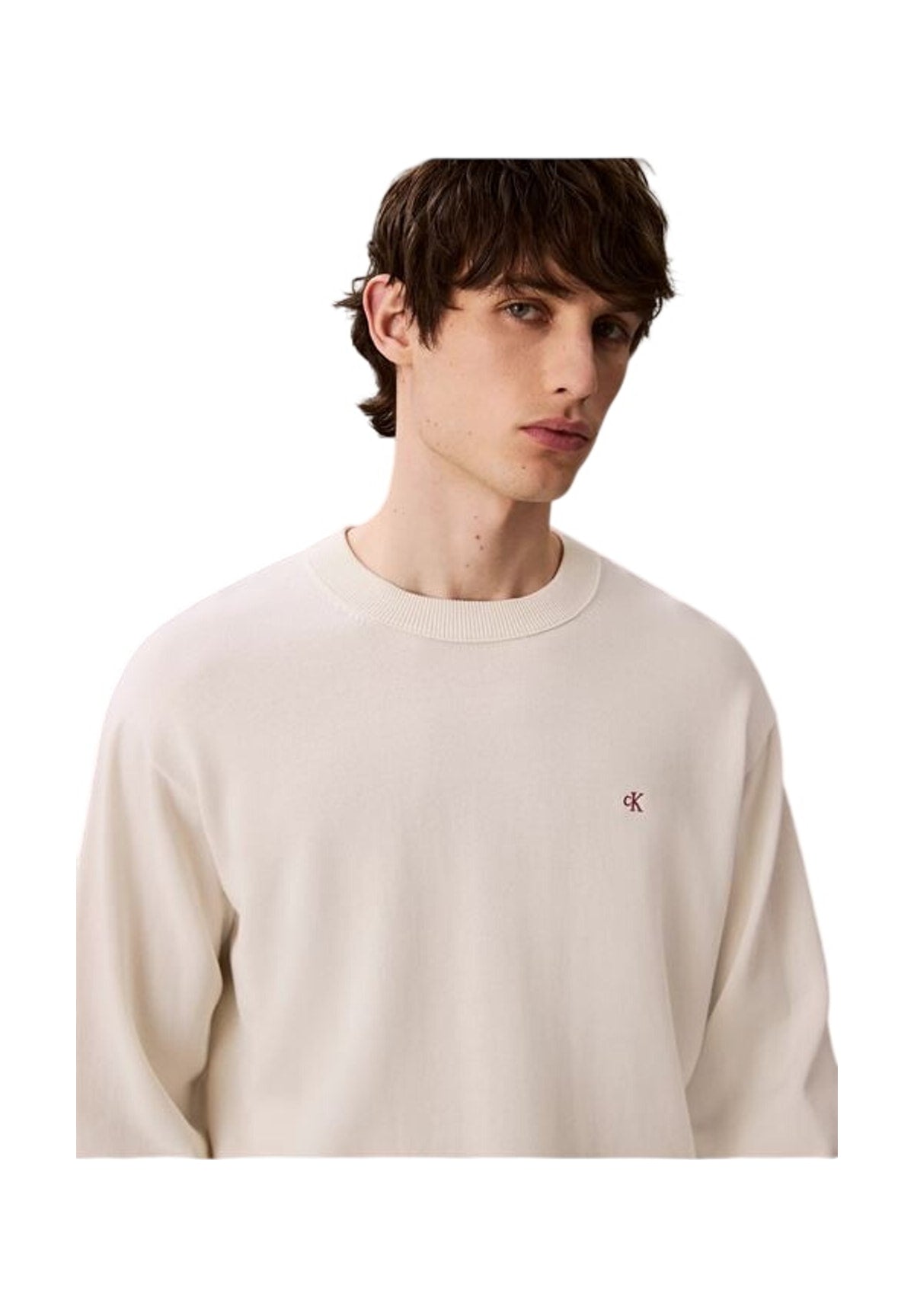 Maglione Girocollo Eu Ls Cttn Rlxd Crwn LV04RC309G Tofu