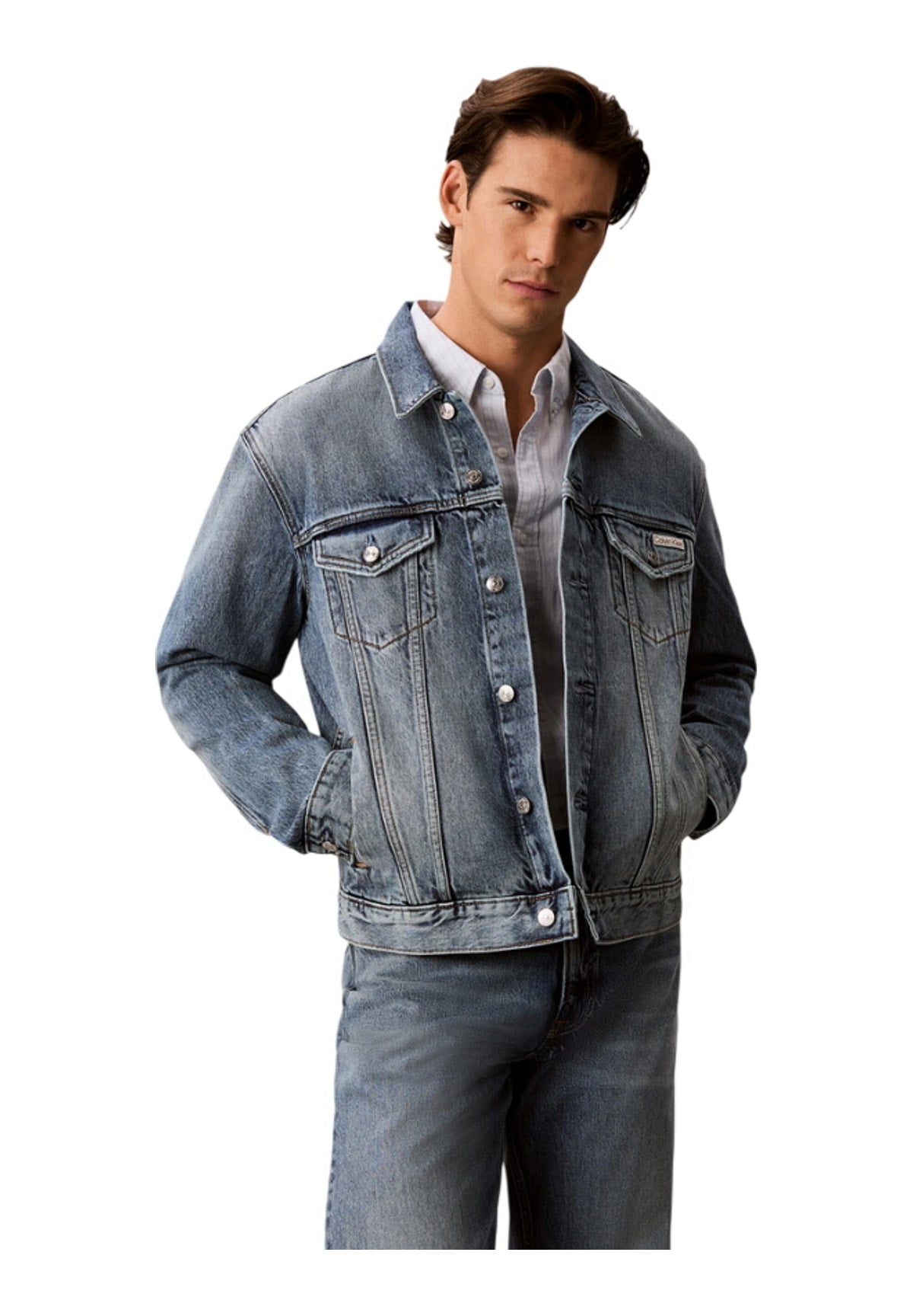 Giubbino di Jeans Andrew Classic Truck LV04RF957G Andrew
