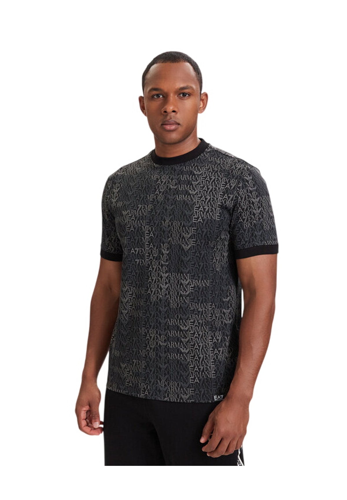 T-shirt a Maniche Corte 7M002819 Fancy Black Ea7 Mono