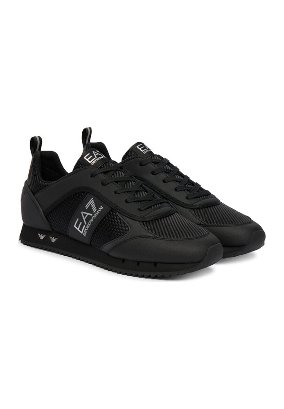 Sneakers 7X000337 Triple black, silver