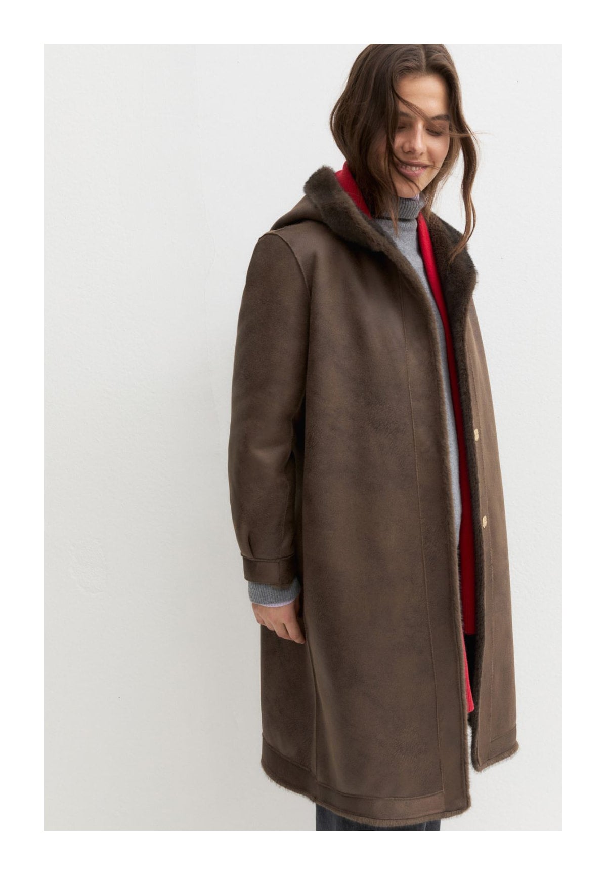 Pelliccia 2625456102200 EMMFANELLO Tortora