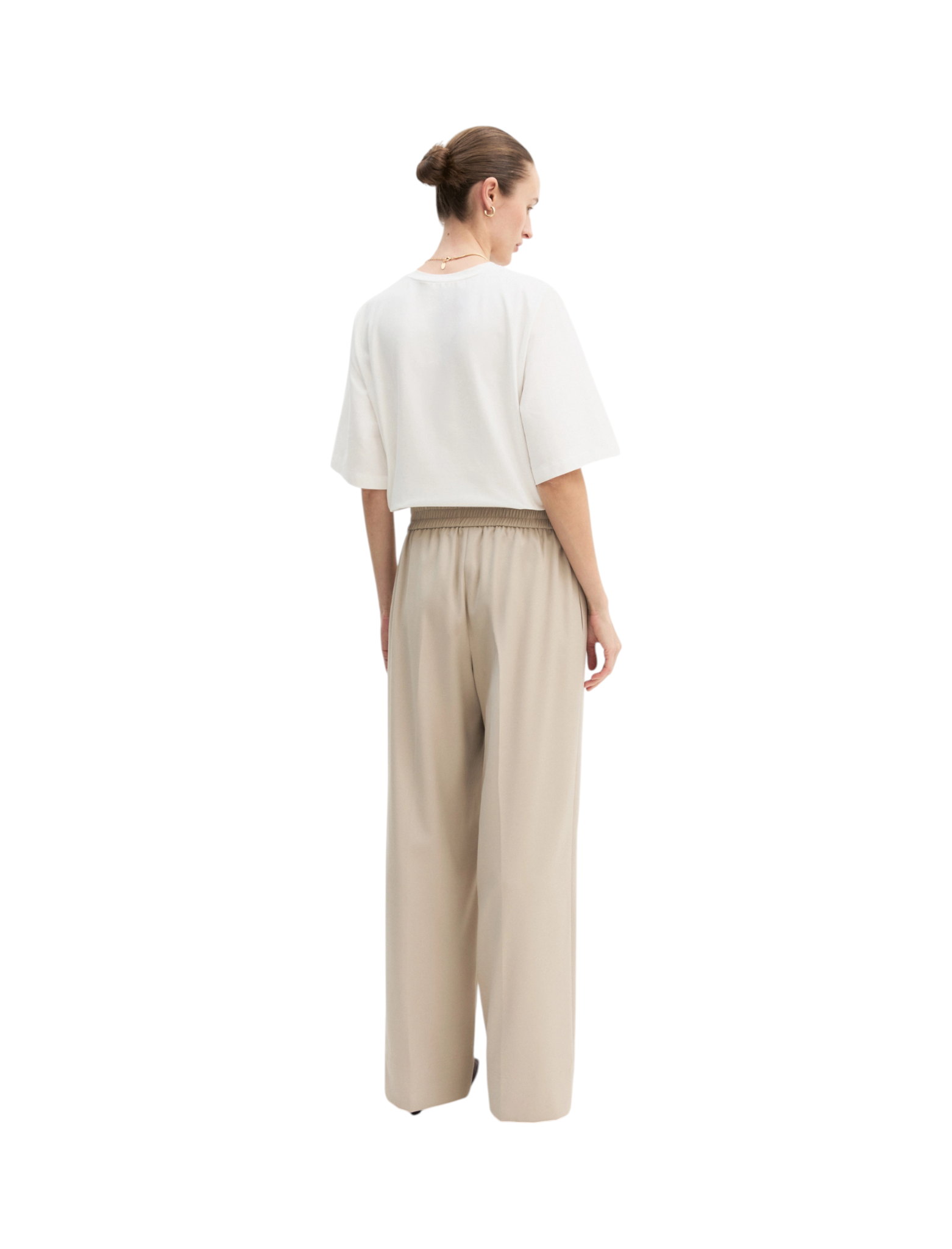 Pantaloni 2625136111200 EMMFIESTA Ecru