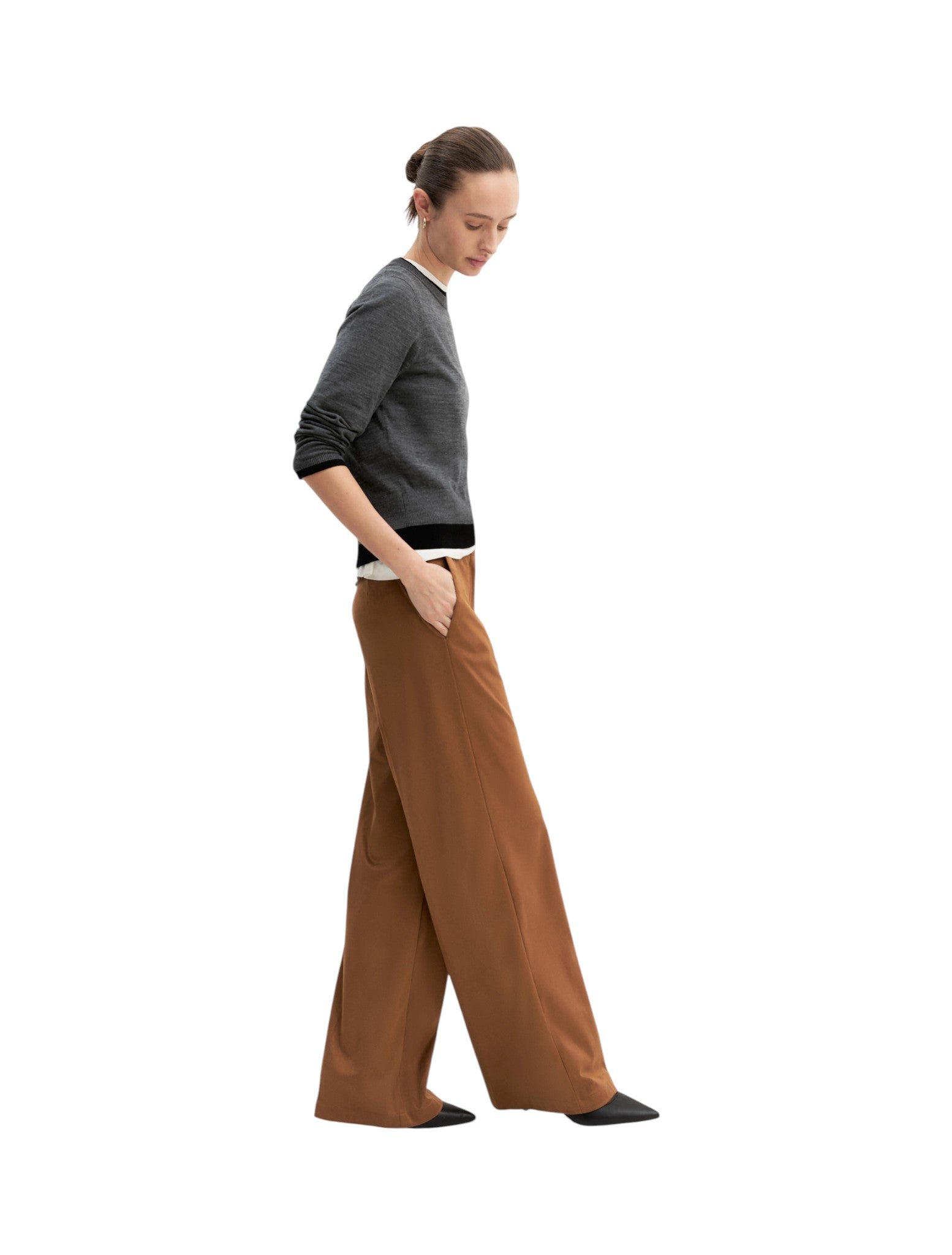 Pantaloni 2625786071200 EMMPALATO Cognac