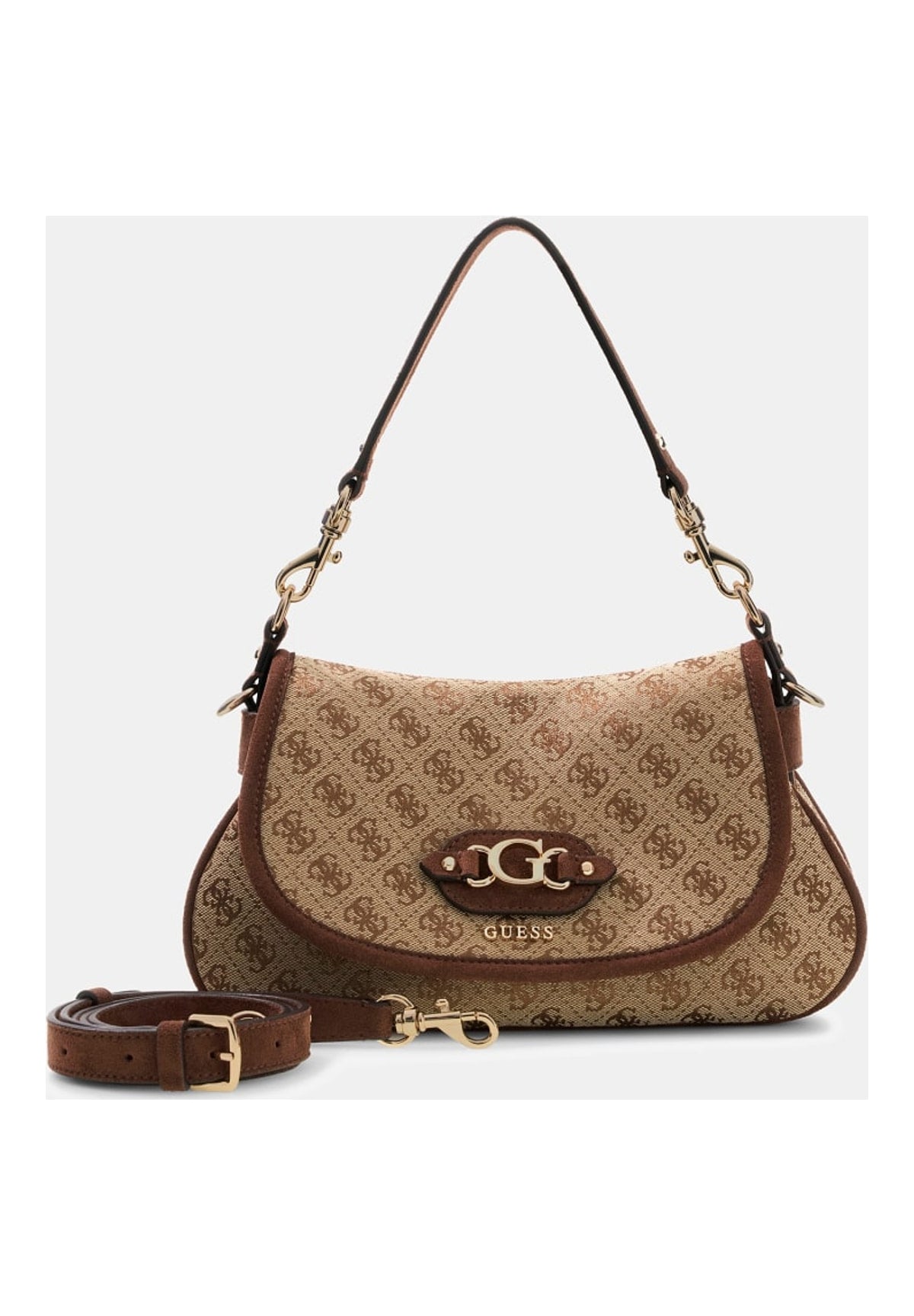 Borsa a Spalla Samantha Girlfriend HWJG23 Latte Logo, Brown