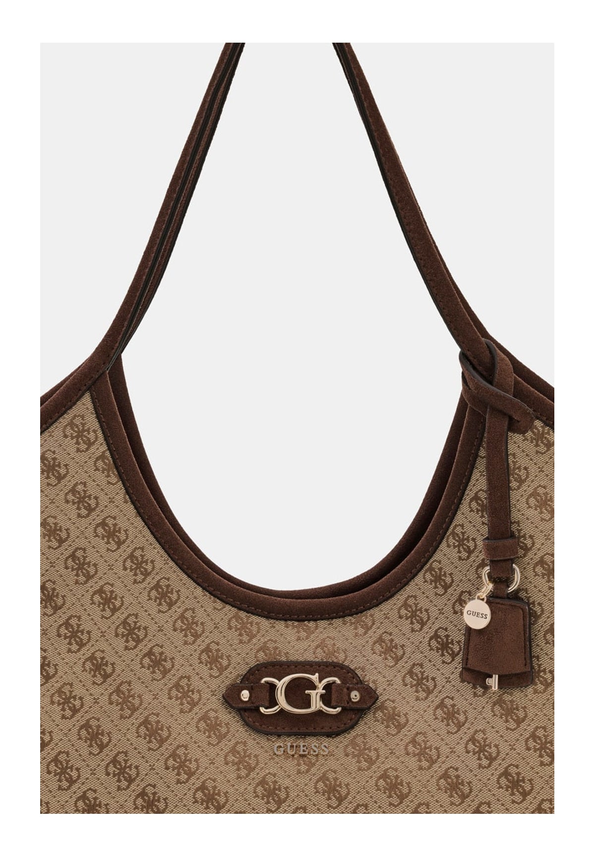 Borsa a Spalla Samantha Girlfriend HWJG23 Latte Logo, Brown
