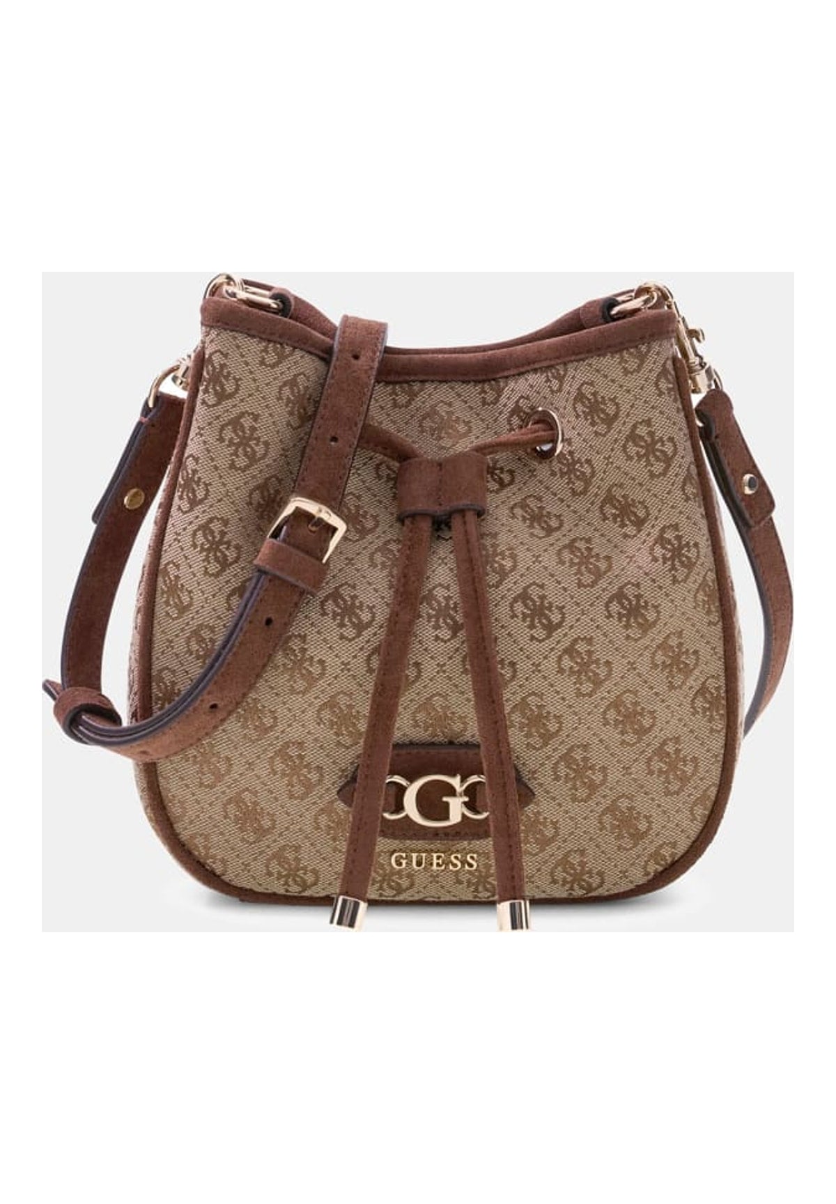 Borsa a Spalla Samantha Girlfriend HWJG23 Latte Logo, Brown