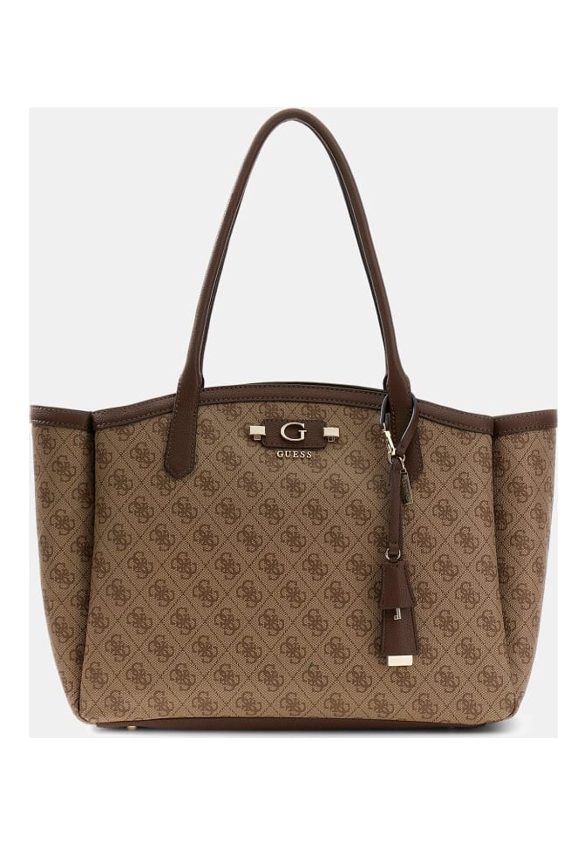 Borsa a Tracolla Coleen Logo Small Sa HWSG97 Latte Logo