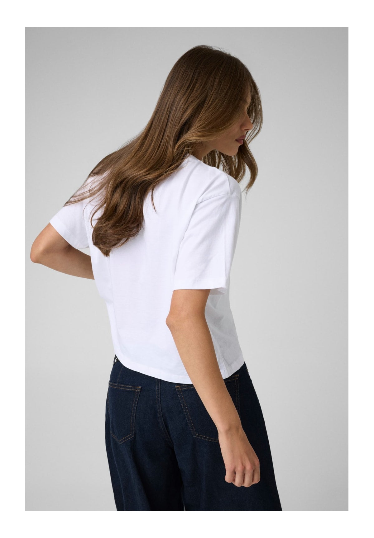 T-shirt a Maniche Corte Gj Ss Cn Boxy Mini T W4YI05 Pure White