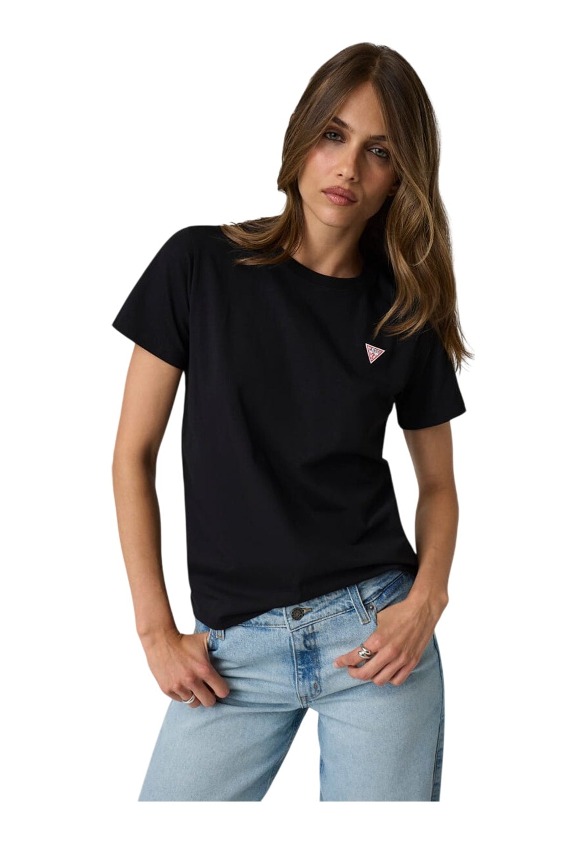 T-shirt a Maniche Corte Gj Ss Cn Reg Mini Tr W4YI10 Jet Black A996