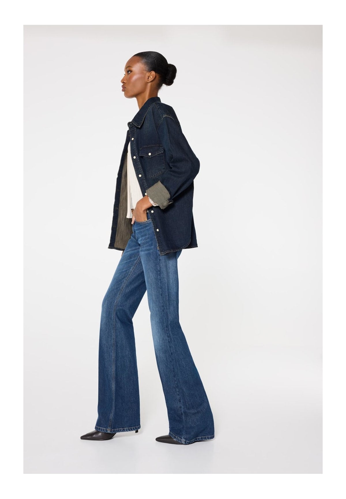 Jeans Beverly Low Rise W6BAJ7 Fireside Dark