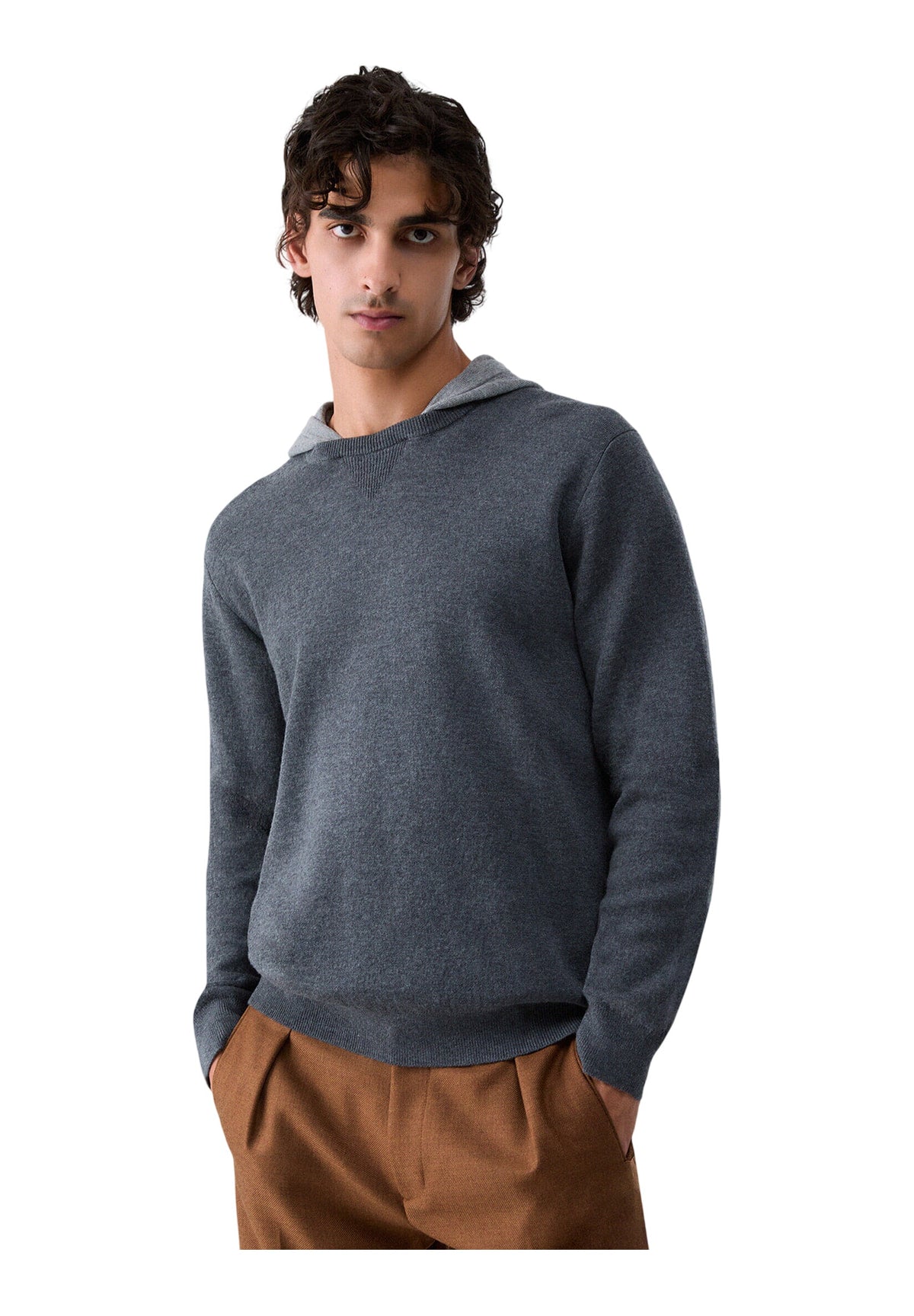 Maglione Girocollo QF6102 Ash Grey Mel