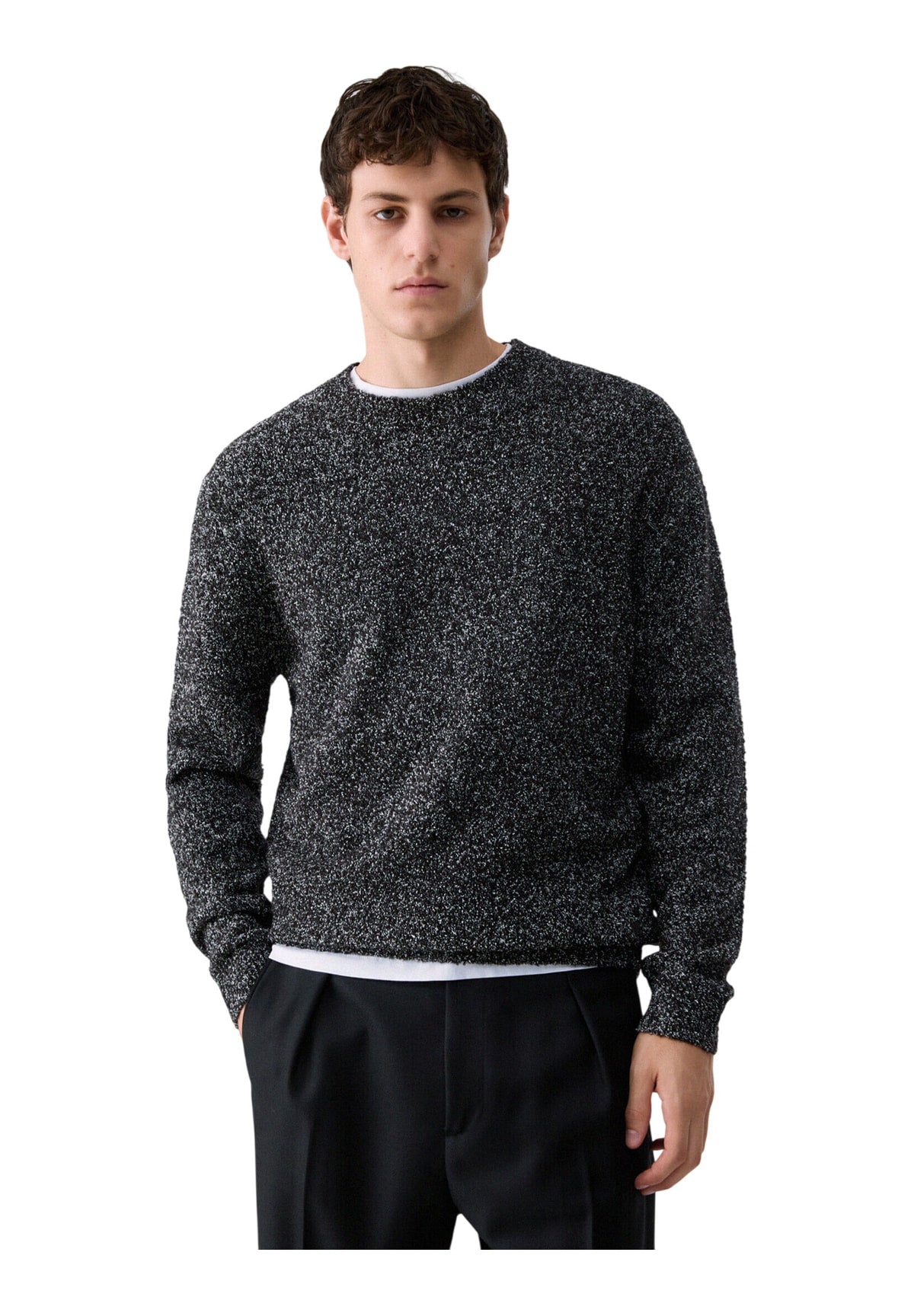 Maglione Girocollo QF6124 Black