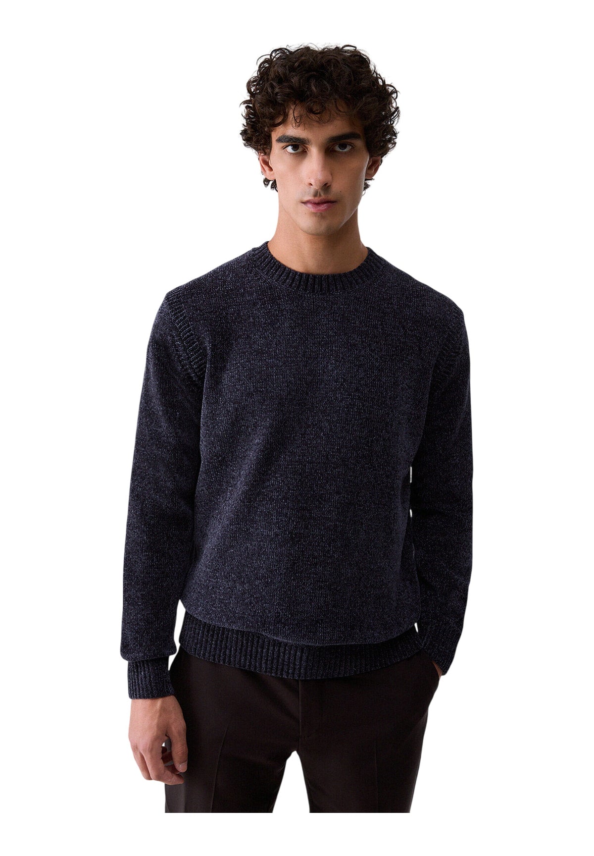 Maglione Girocollo QF6139 Dark Blue