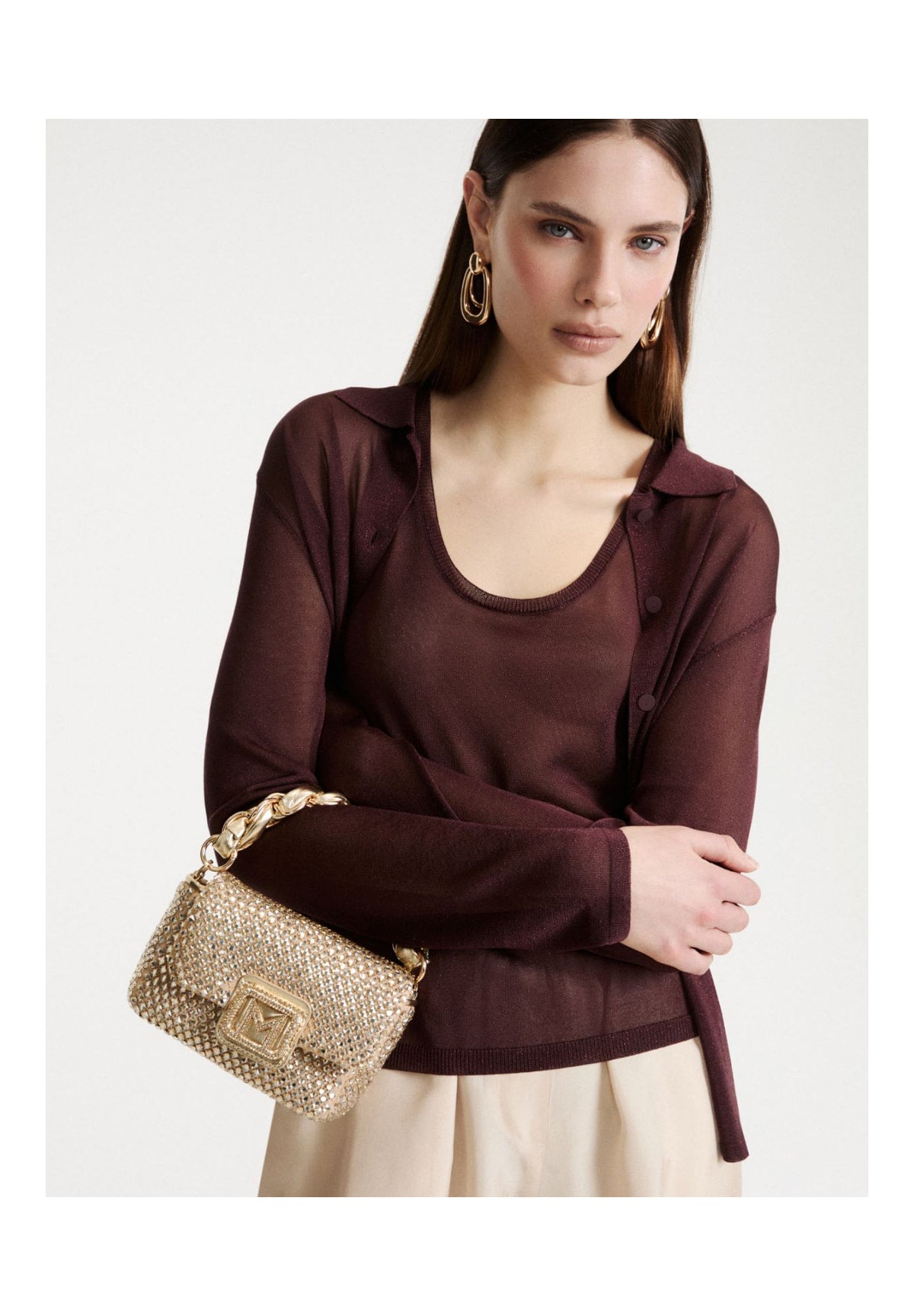 Borsa a Spalla 2623516156200 MLALONTRA3 Cammello