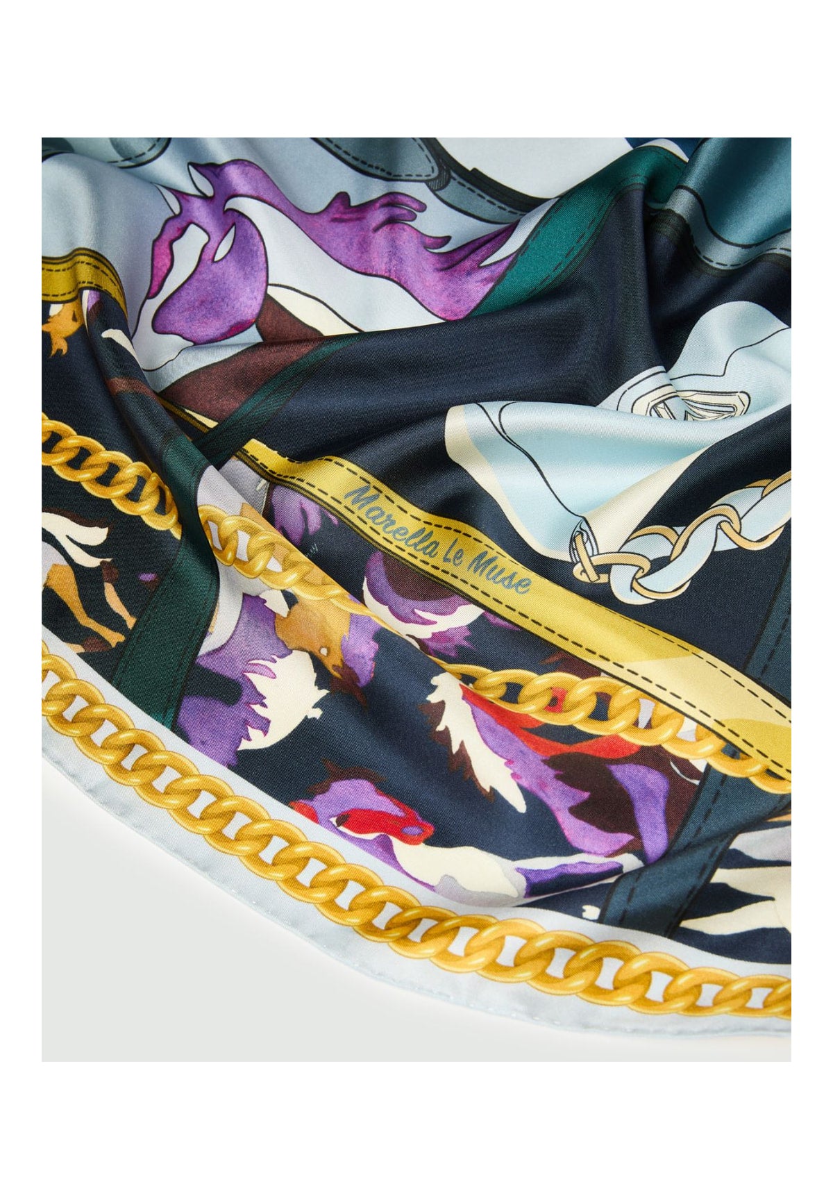 Foulard 2623546126200 MLASANDALO Celeste