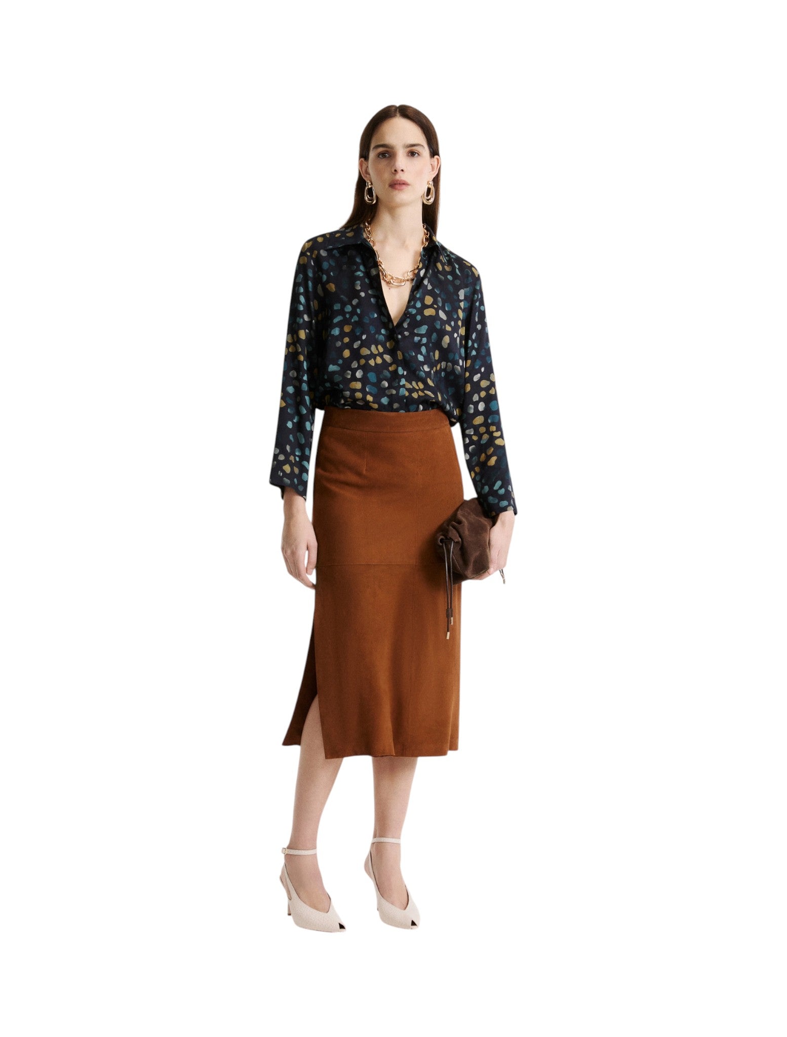 Camicia a Maniche Lunghe 2623116161200 MLLBALLATA Navy