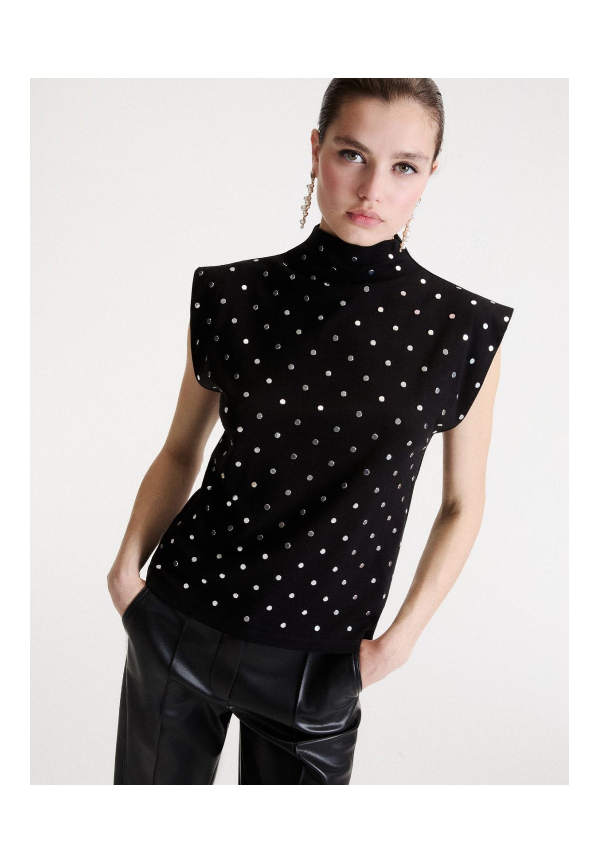 Top 2623946012200 MLLFUXIA Nero