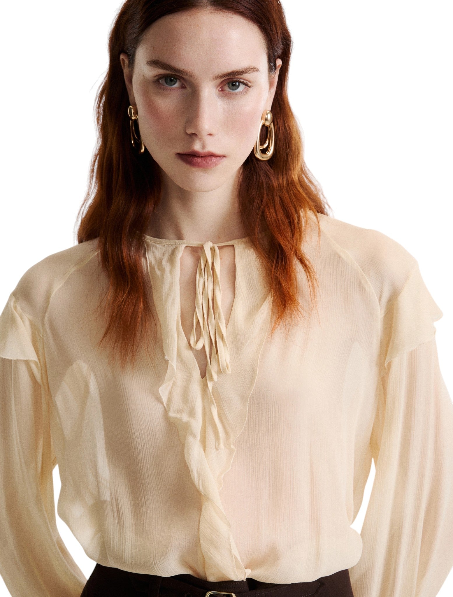 Camicia a Maniche Lunghe 2623116061200 MLLGELA Sabbia