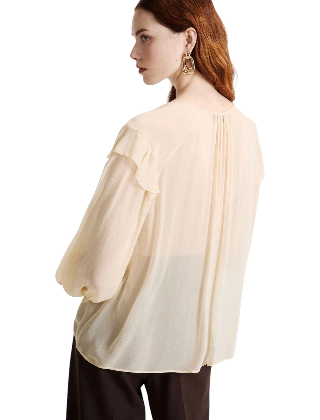 Camicia a Maniche Lunghe 2623116061200 MLLGELA Sabbia