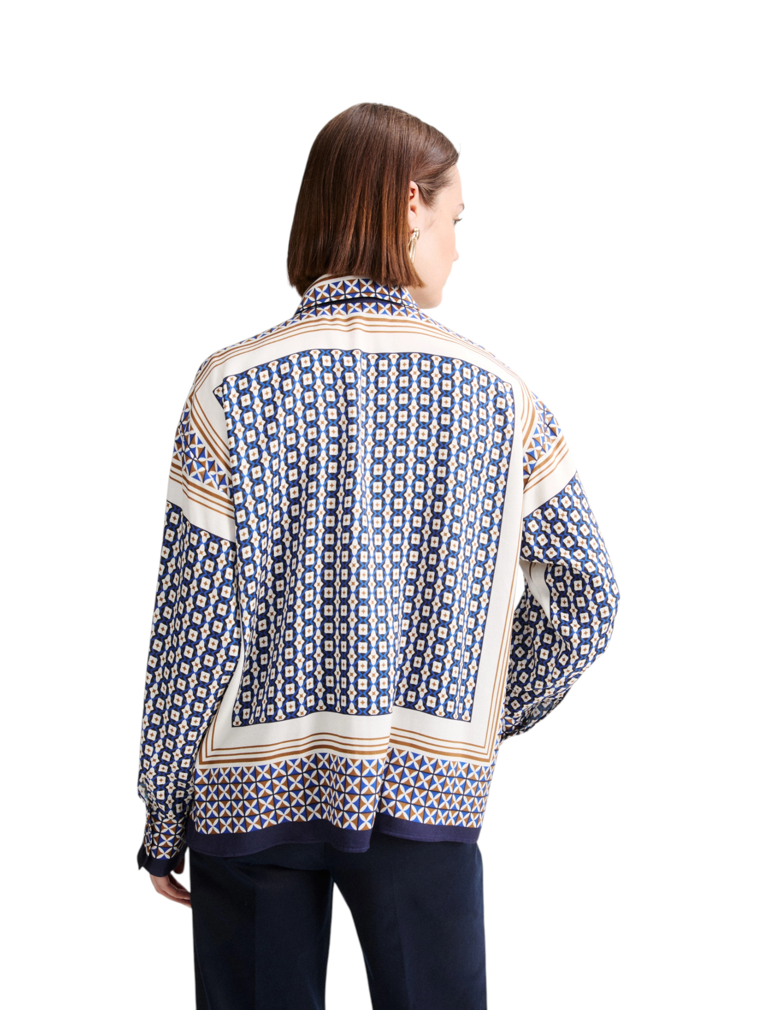 Camicia a Maniche Lunghe 2624116041200 MLLLICENZA Blu Royal